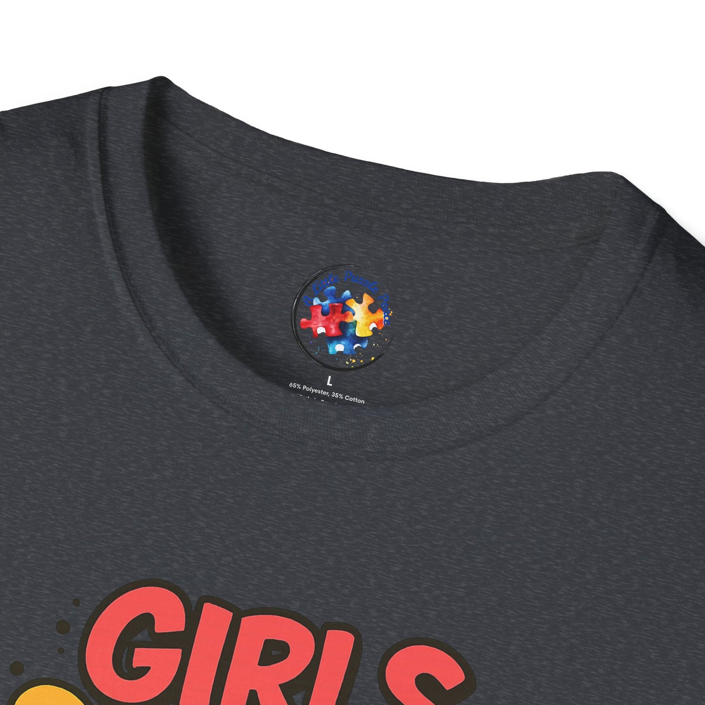 Girls Support Each Other Neurodiversity - Adult Size T-Shirt