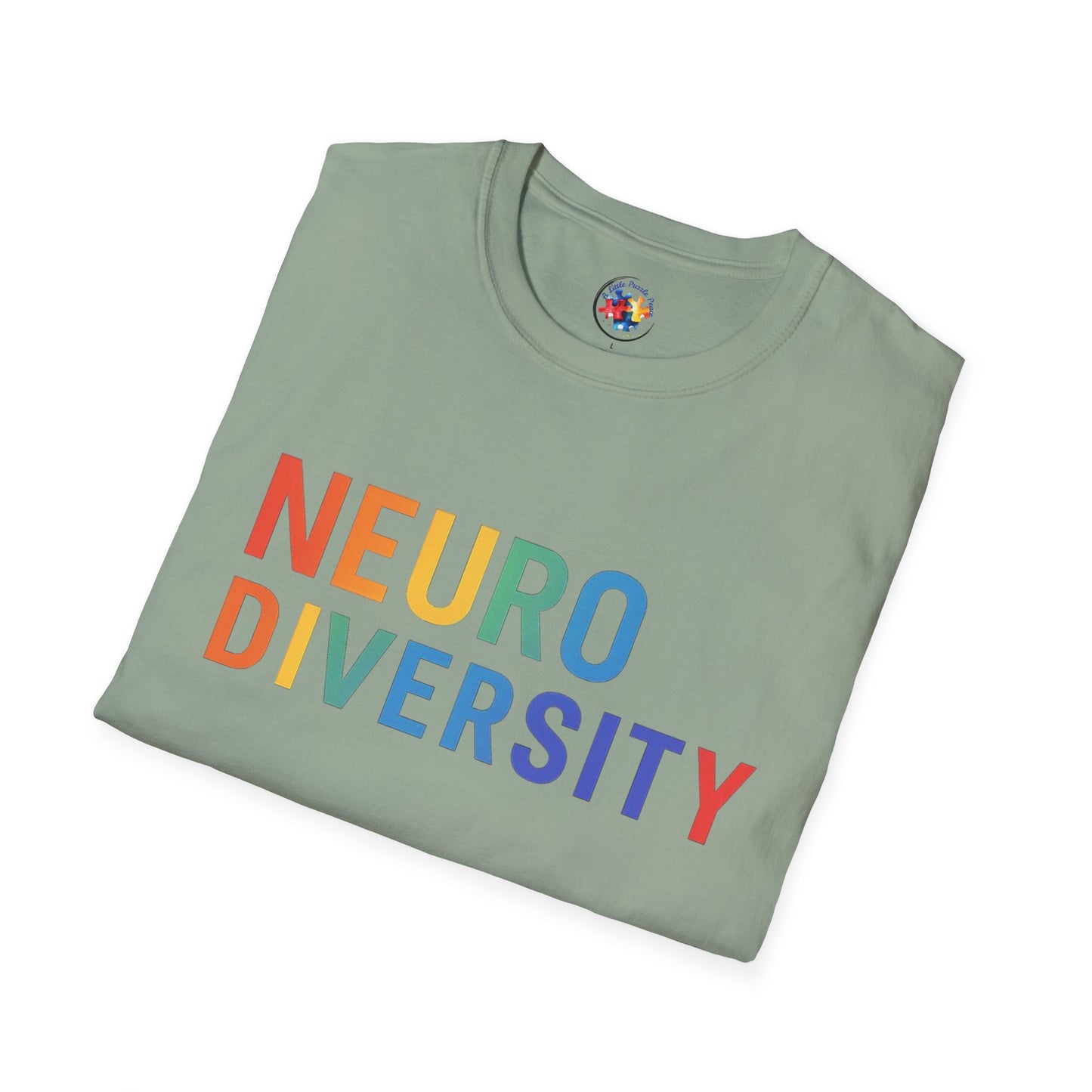 NeuroDiversity Rainbow Color Adult Size T-Shirt
