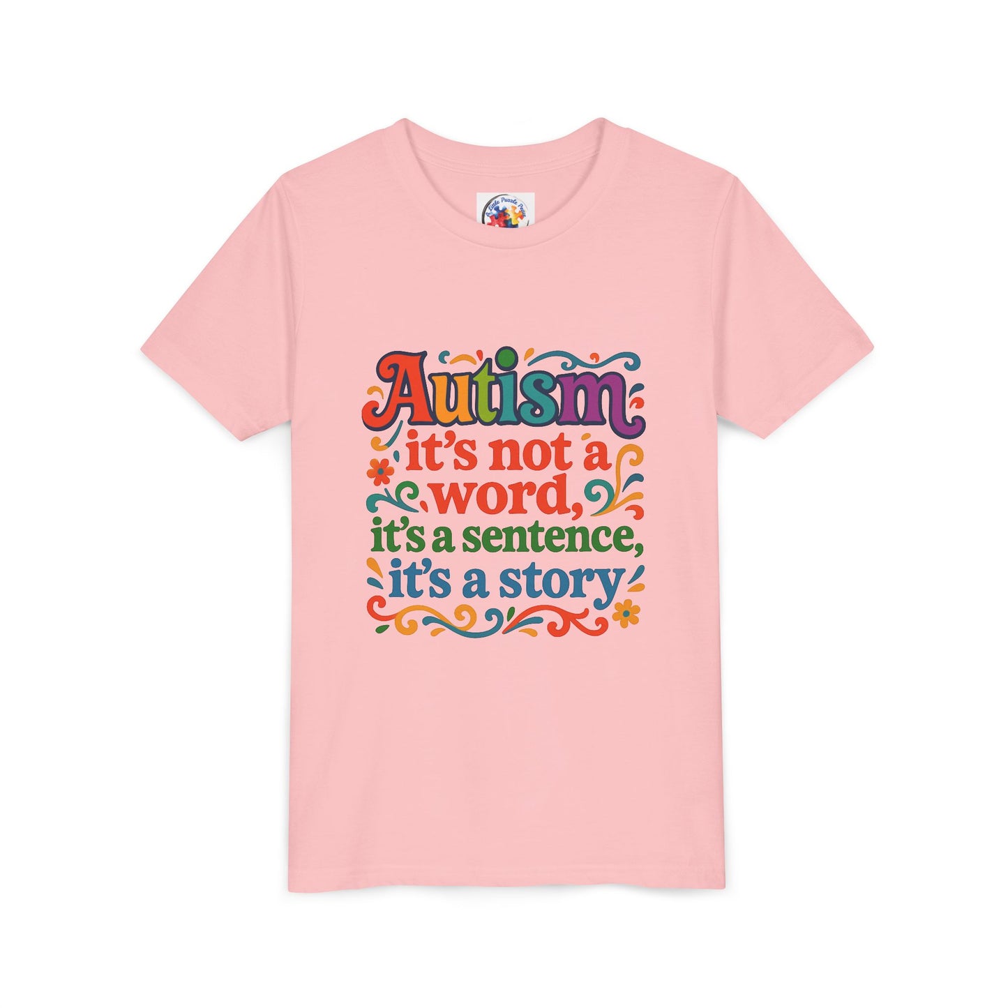 Autism Story - Neurodiversity Youth Size Bella Canvas