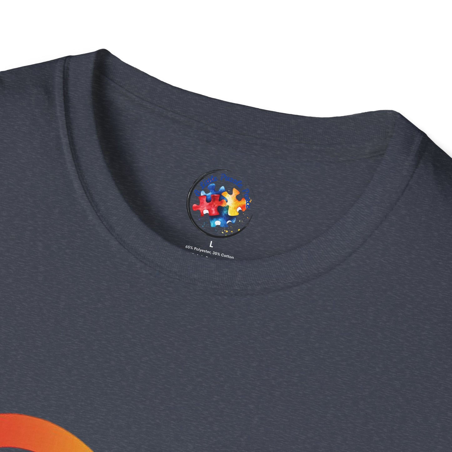 Rainbow Infinity T-Shirt  Adult Size- 'Different, Not Less' - Embrace the Spectrum