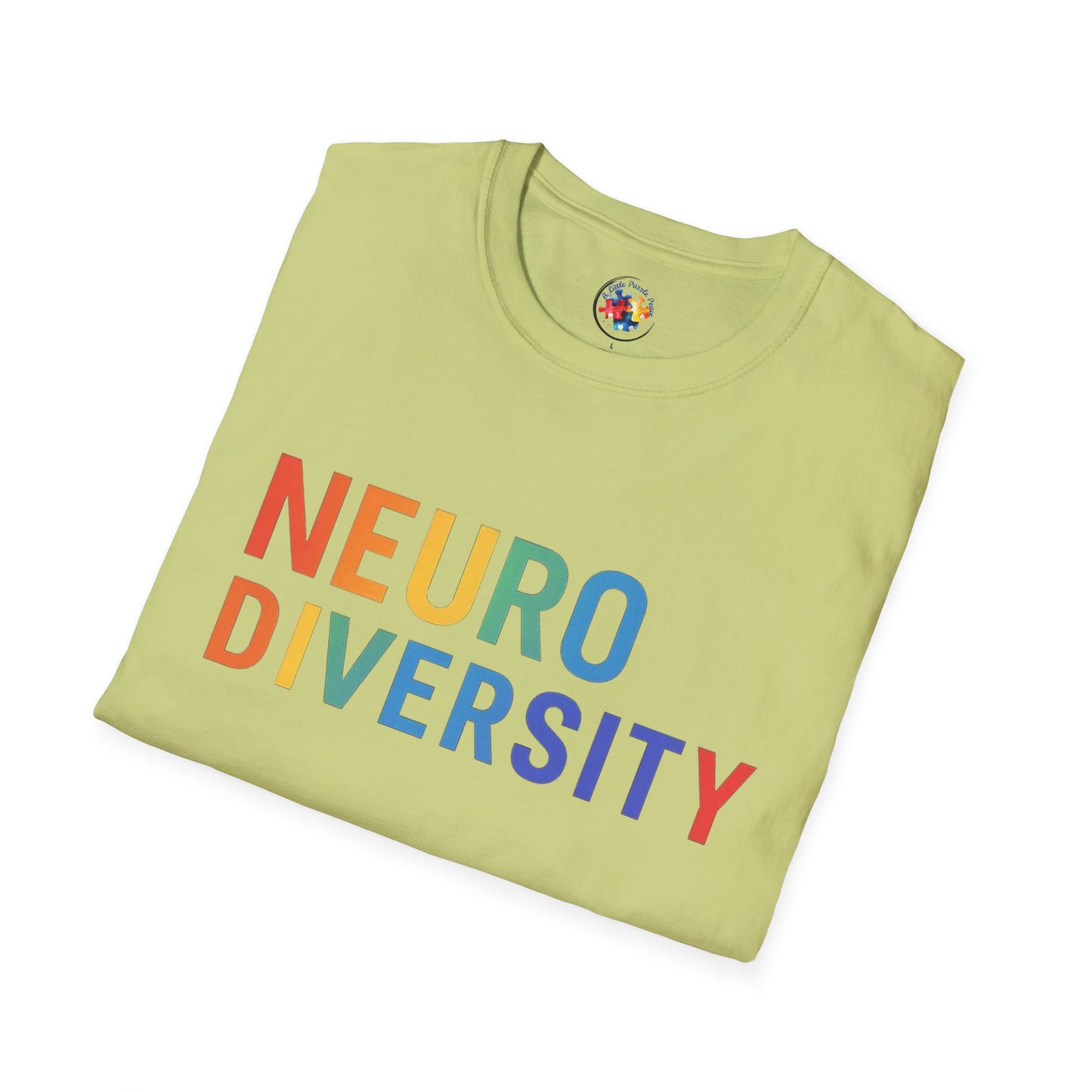 NeuroDiversity Rainbow Color Adult Size T-Shirt