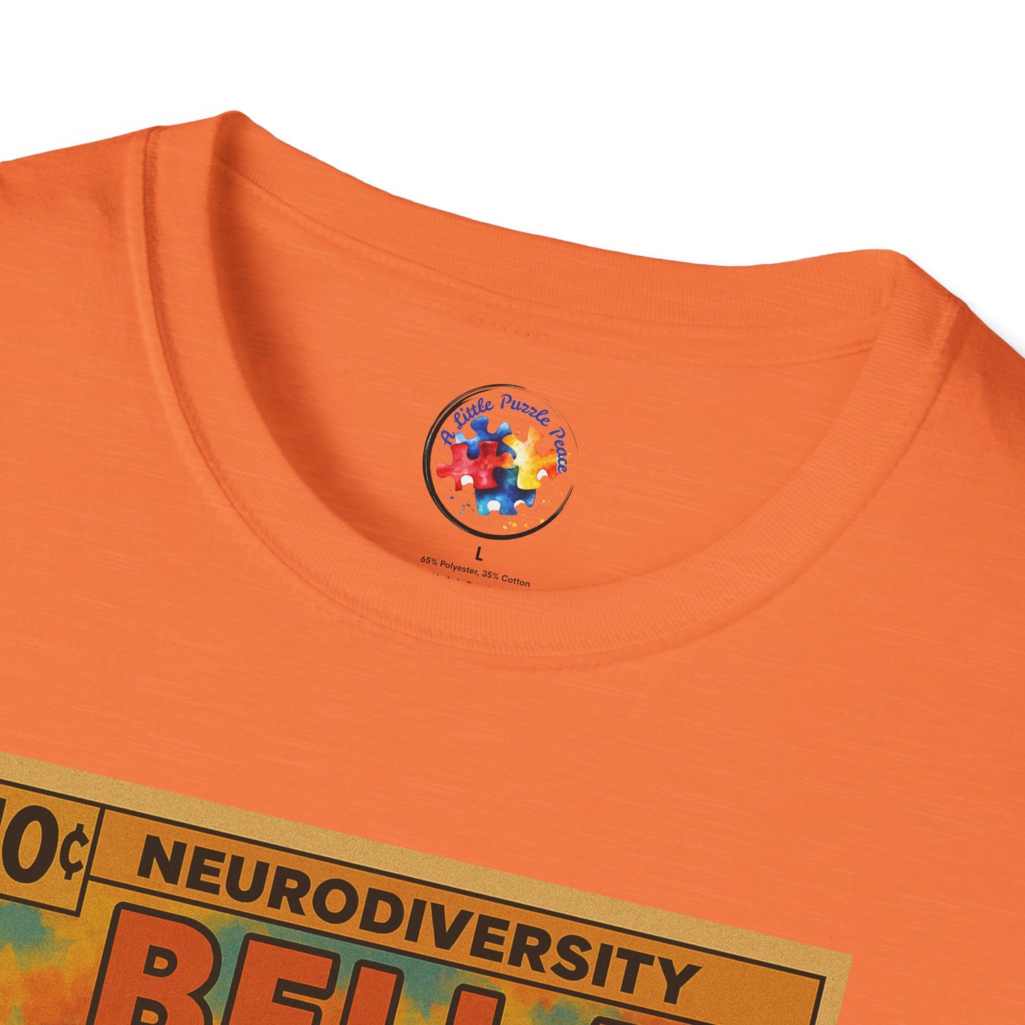 Bella Comic Superhero Neurodiversity - Adult Size T-Shirt