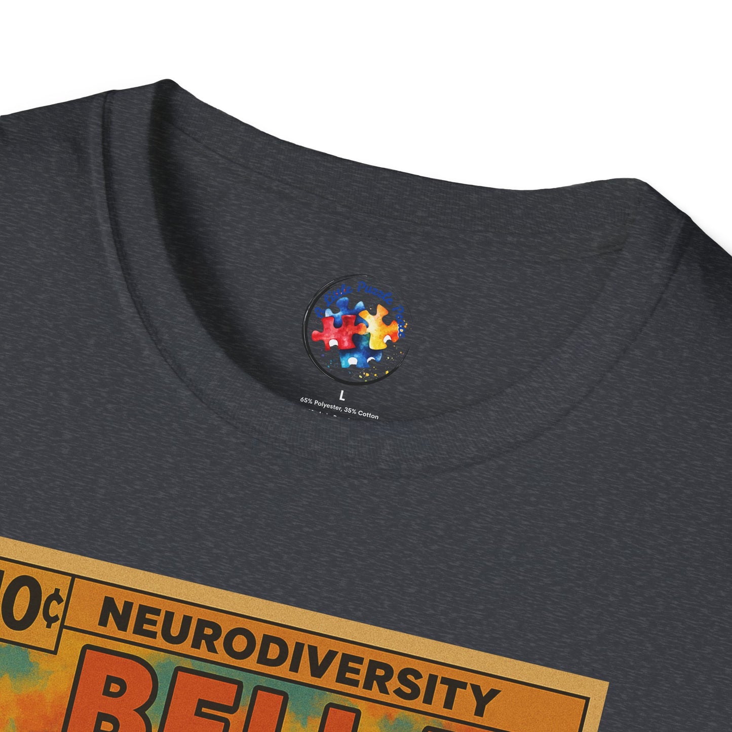 Bella Comic Superhero Neurodiversity - Adult Size T-Shirt