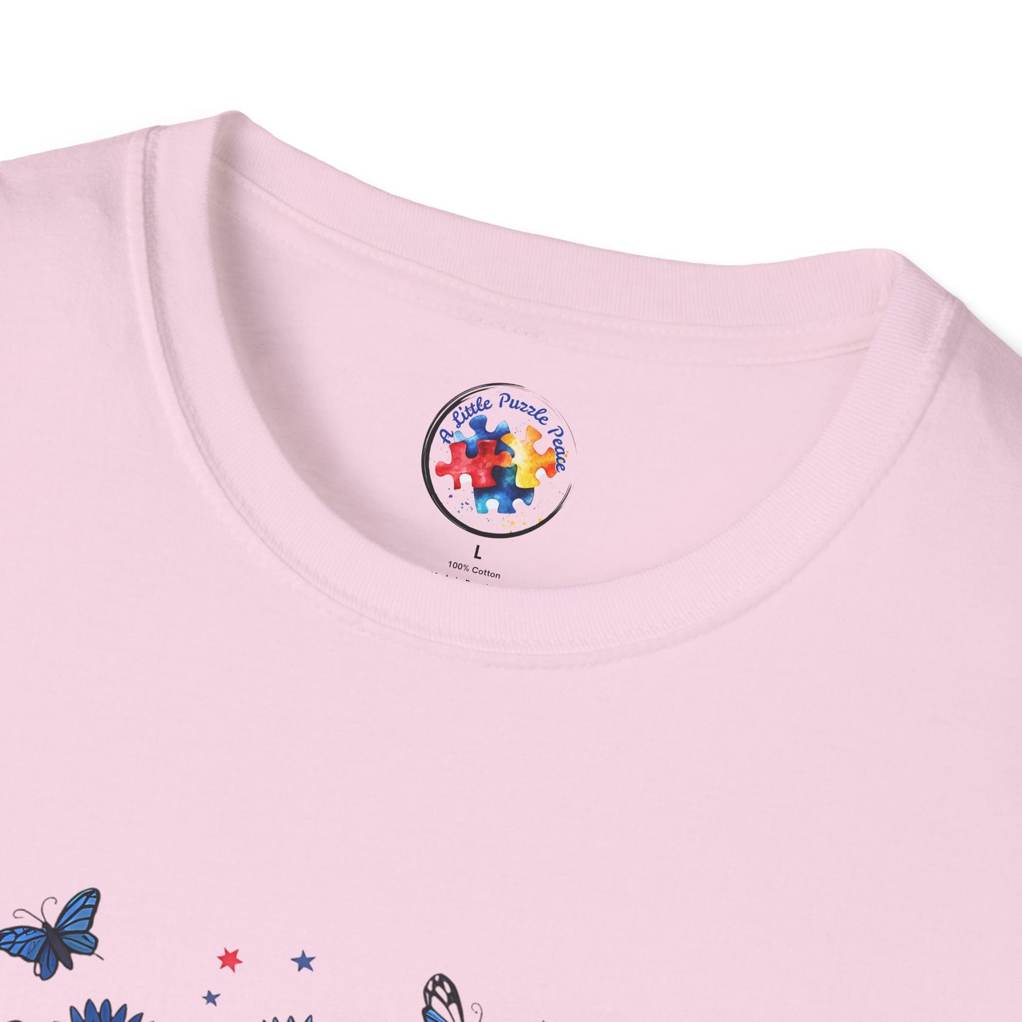 4th of July Garden- Adult Size T-Shirt