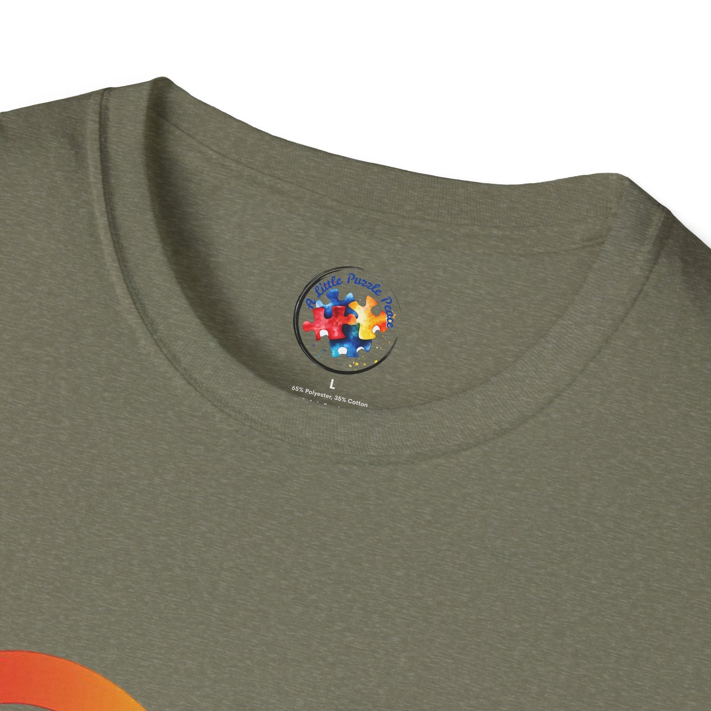 Rainbow Infinity T-Shirt  Adult Size- 'Different, Not Less' - Embrace the Spectrum