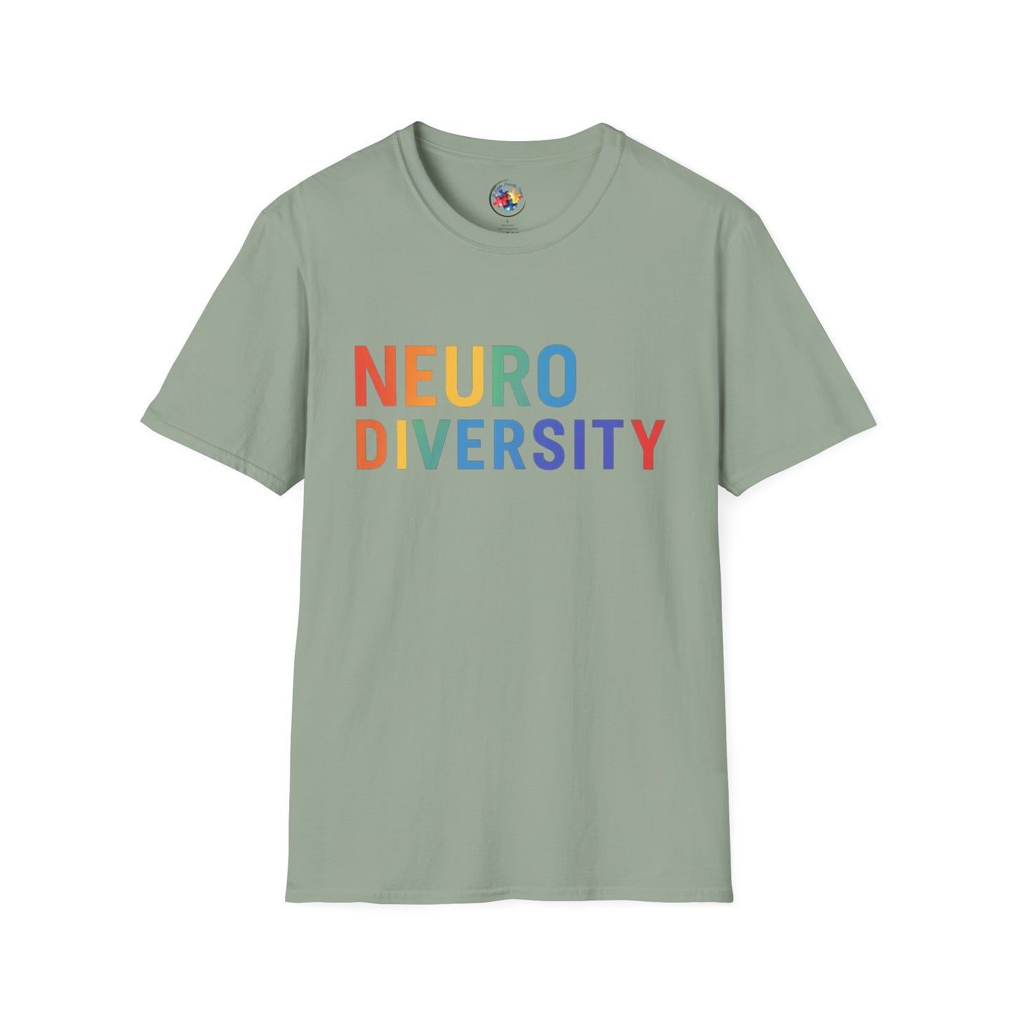 NeuroDiversity Rainbow Color Adult Size T-Shirt