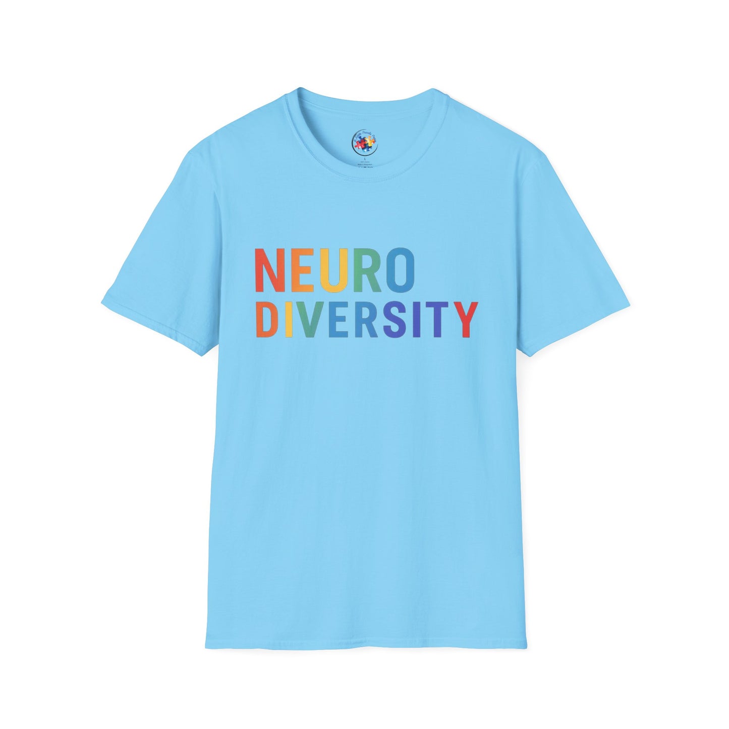 NeuroDiversity Rainbow Color Adult Size T-Shirt