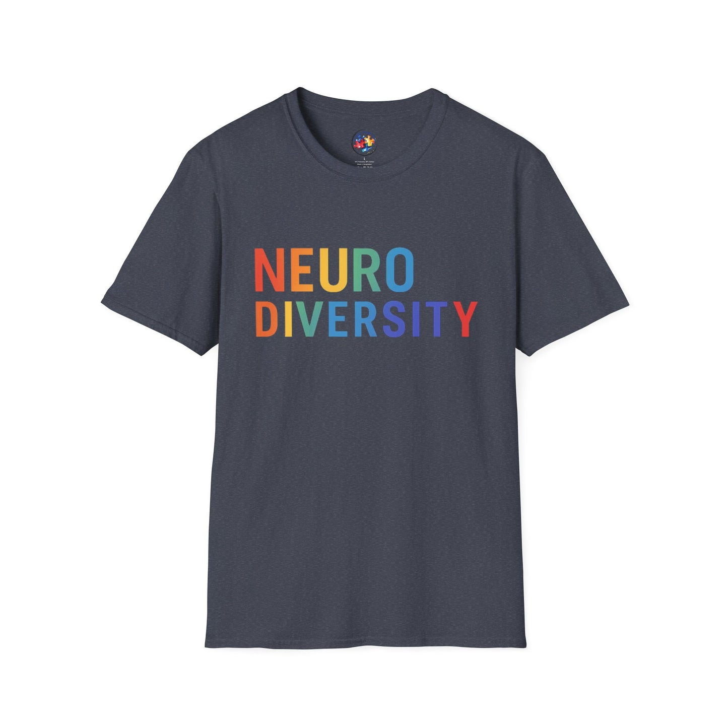 NeuroDiversity Rainbow Color Adult Size T-Shirt