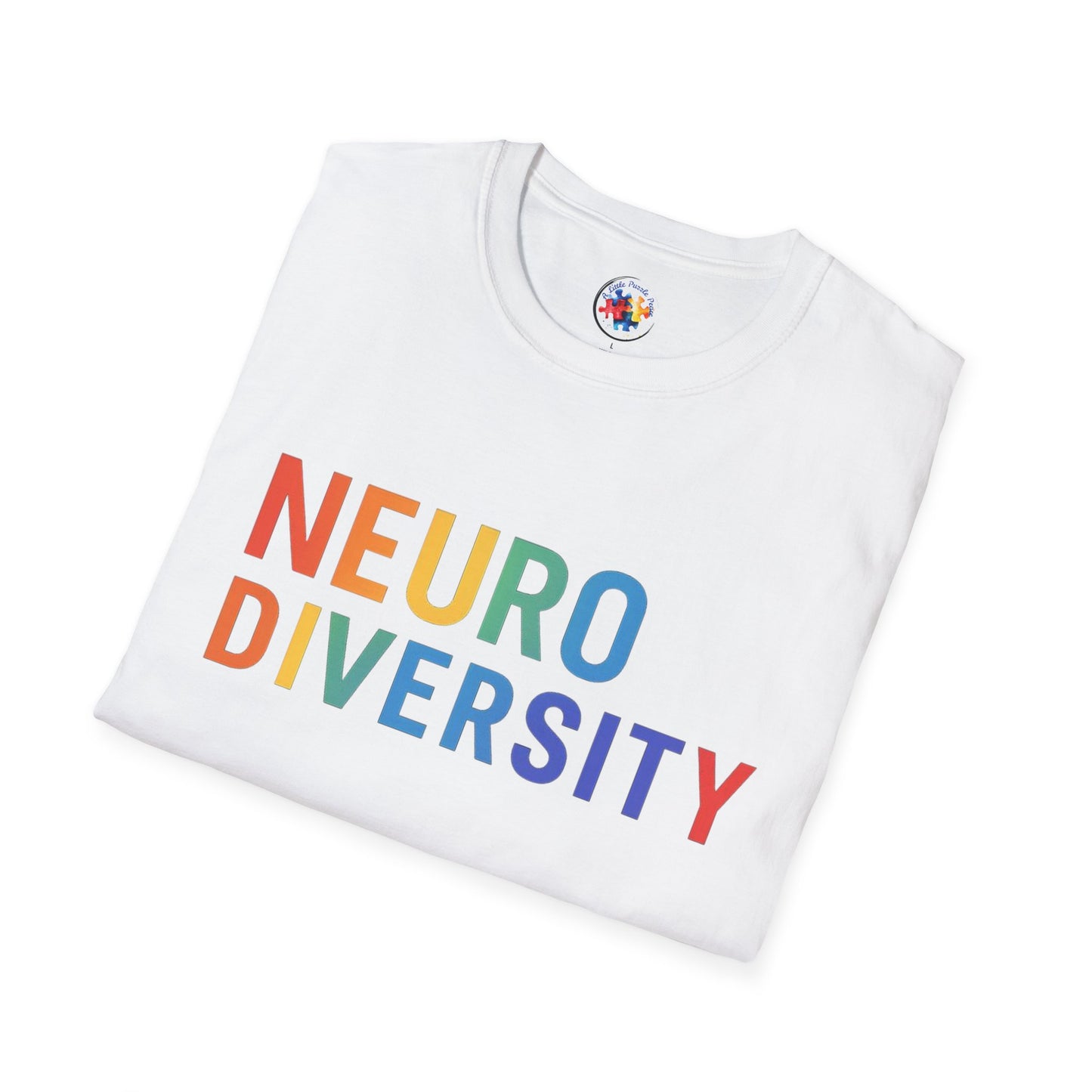 NeuroDiversity Rainbow Color Adult Size T-Shirt