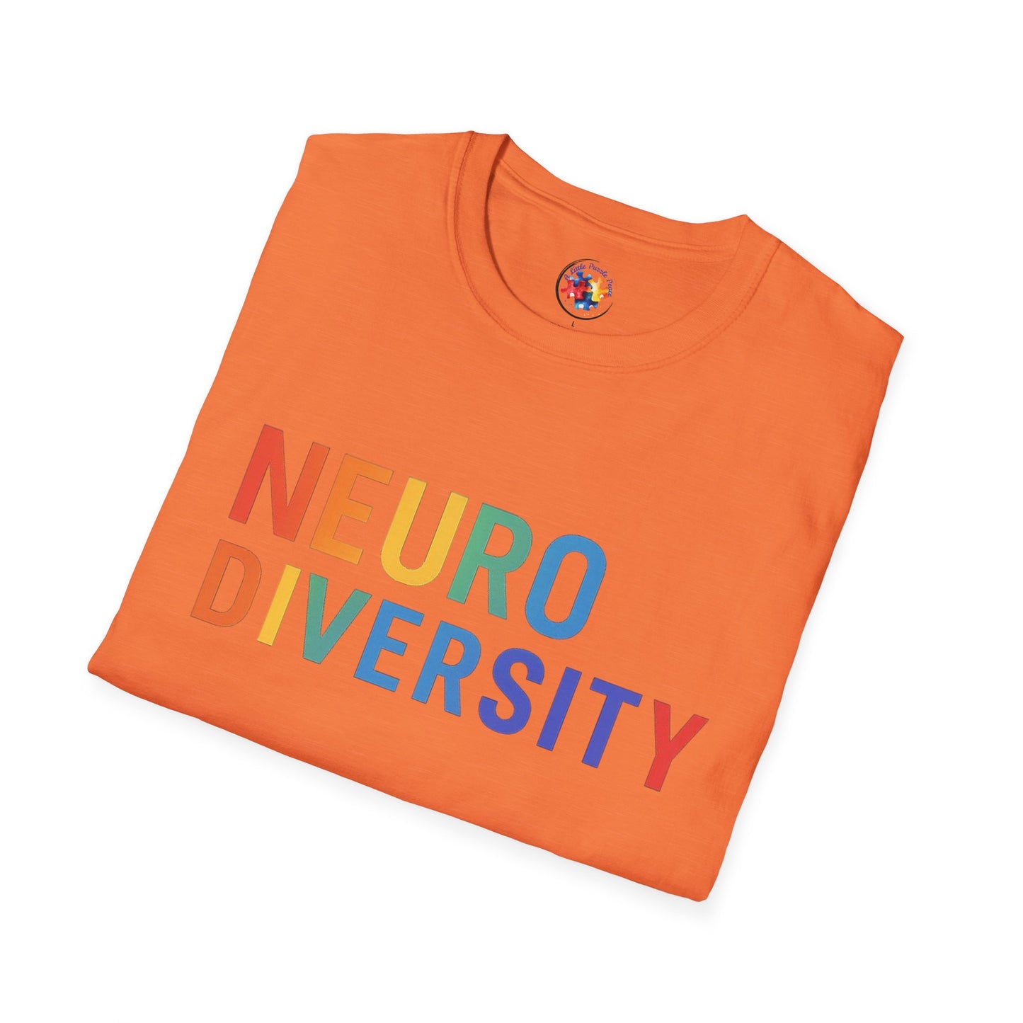 NeuroDiversity Rainbow Color Adult Size T-Shirt