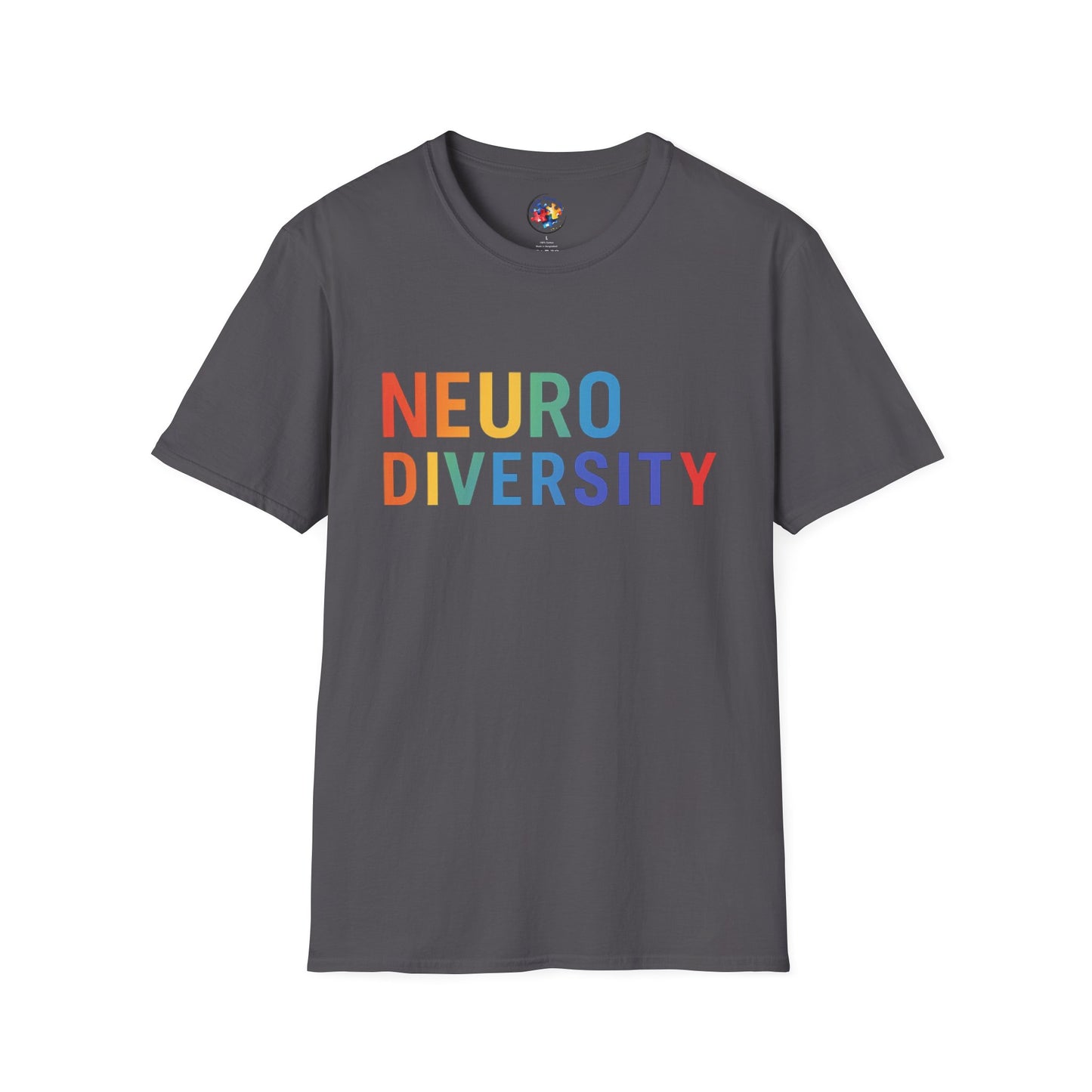 NeuroDiversity Rainbow Color Adult Size T-Shirt