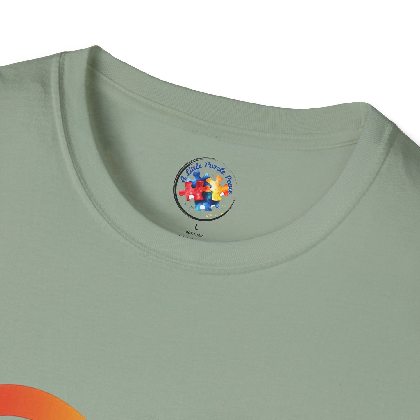 Rainbow Infinity T-Shirt  Adult Size- 'Different, Not Less' - Embrace the Spectrum