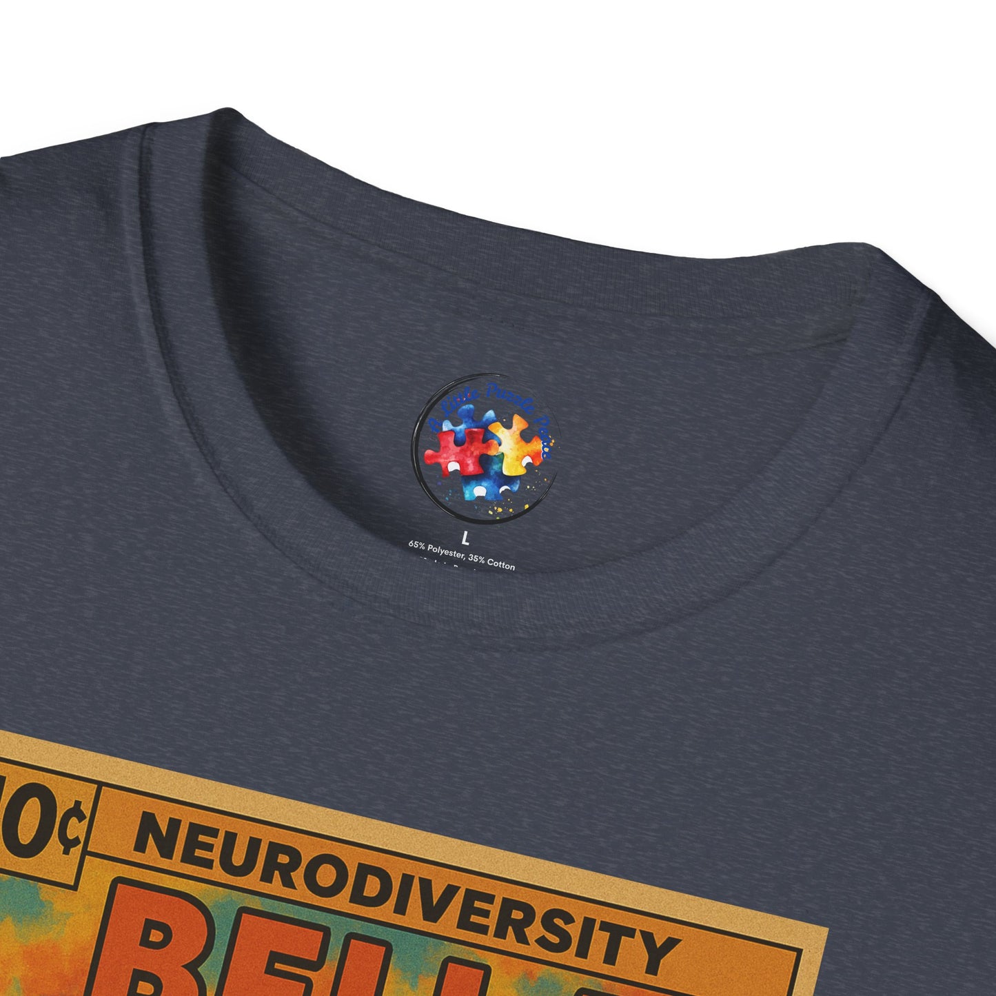 Bella Comic Superhero Neurodiversity - Adult Size T-Shirt