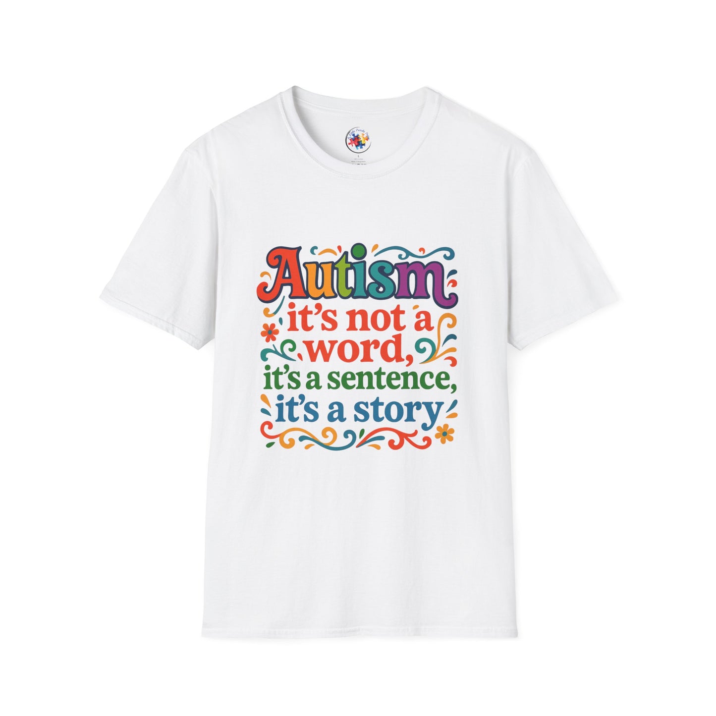 Autism Story - Neurodiversity - Adult Size T-Shirt