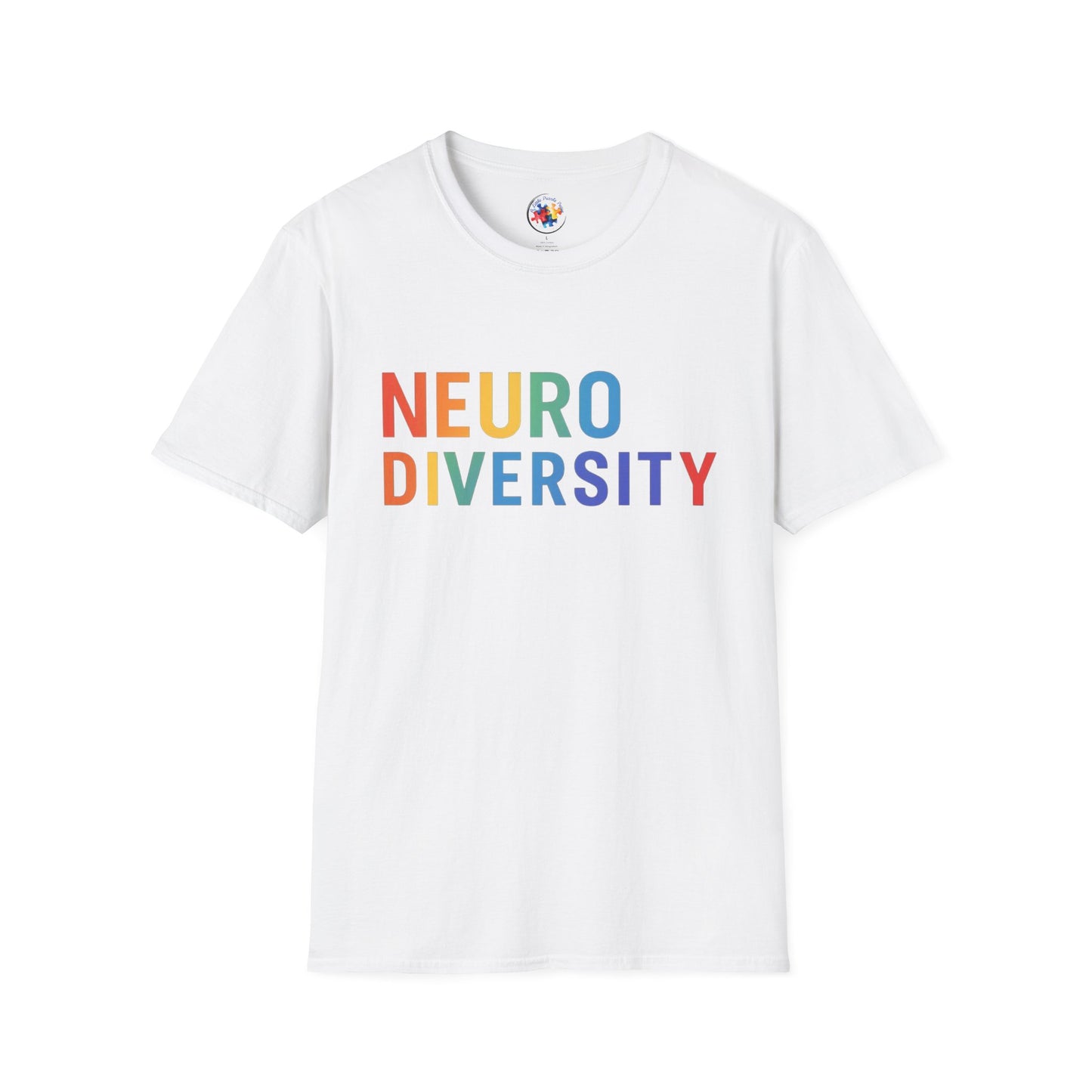 NeuroDiversity Rainbow Color Adult Size T-Shirt