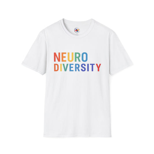 NeuroDiversity Rainbow Color Adult Size T-Shirt