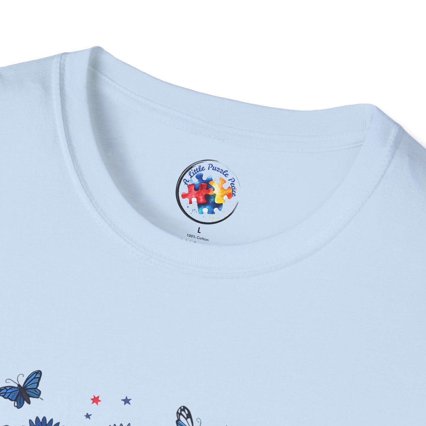 4th of July Garden- Adult Size T-Shirt