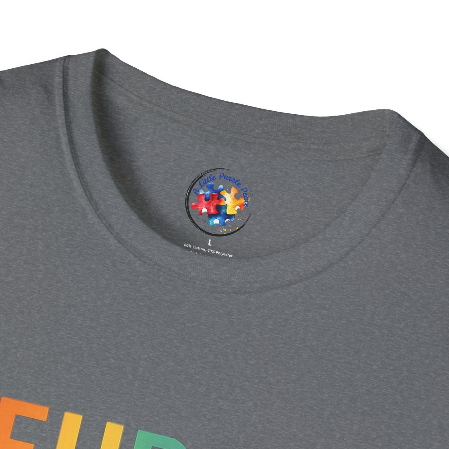 NeuroDiversity Rainbow Color Adult Size T-Shirt