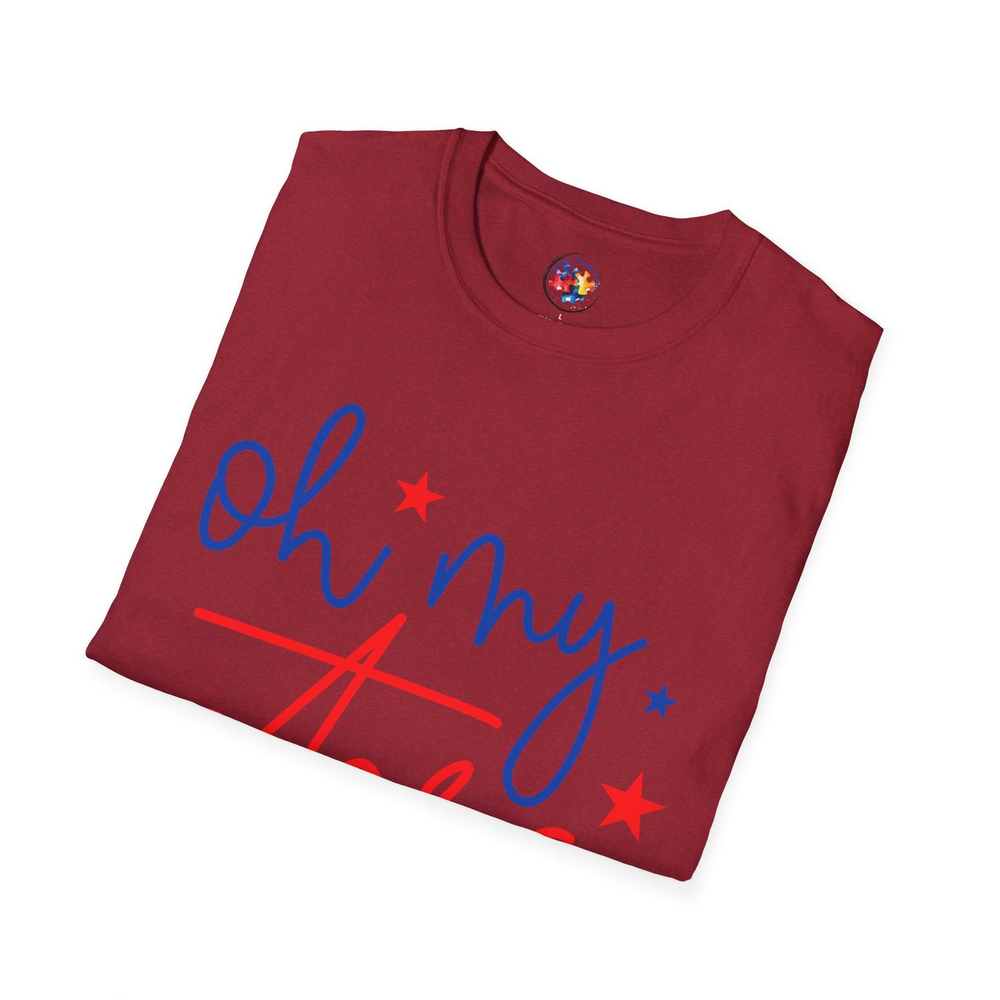 Oh My Stars - 4th of July- Adult Size T-Shirt