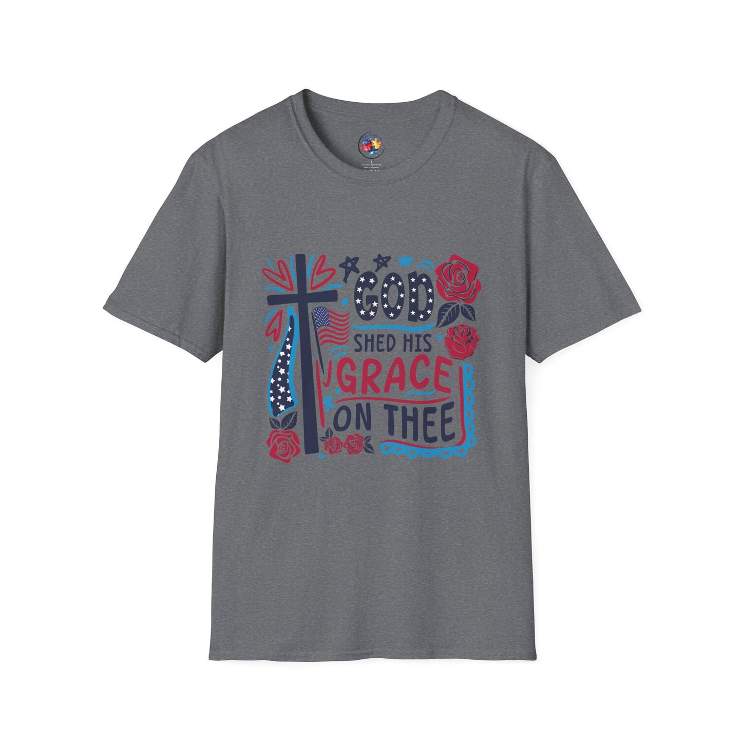 4th of July Grace- Adult Size T-Shirt