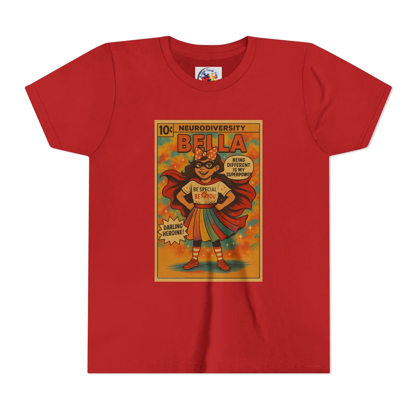 Bella Comic - Neurodiversity Youth Size Bella Canvas