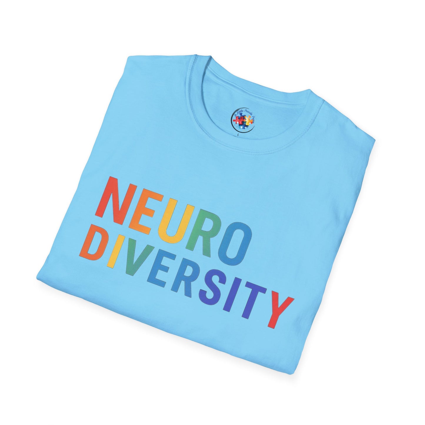 NeuroDiversity Rainbow Color Adult Size T-Shirt