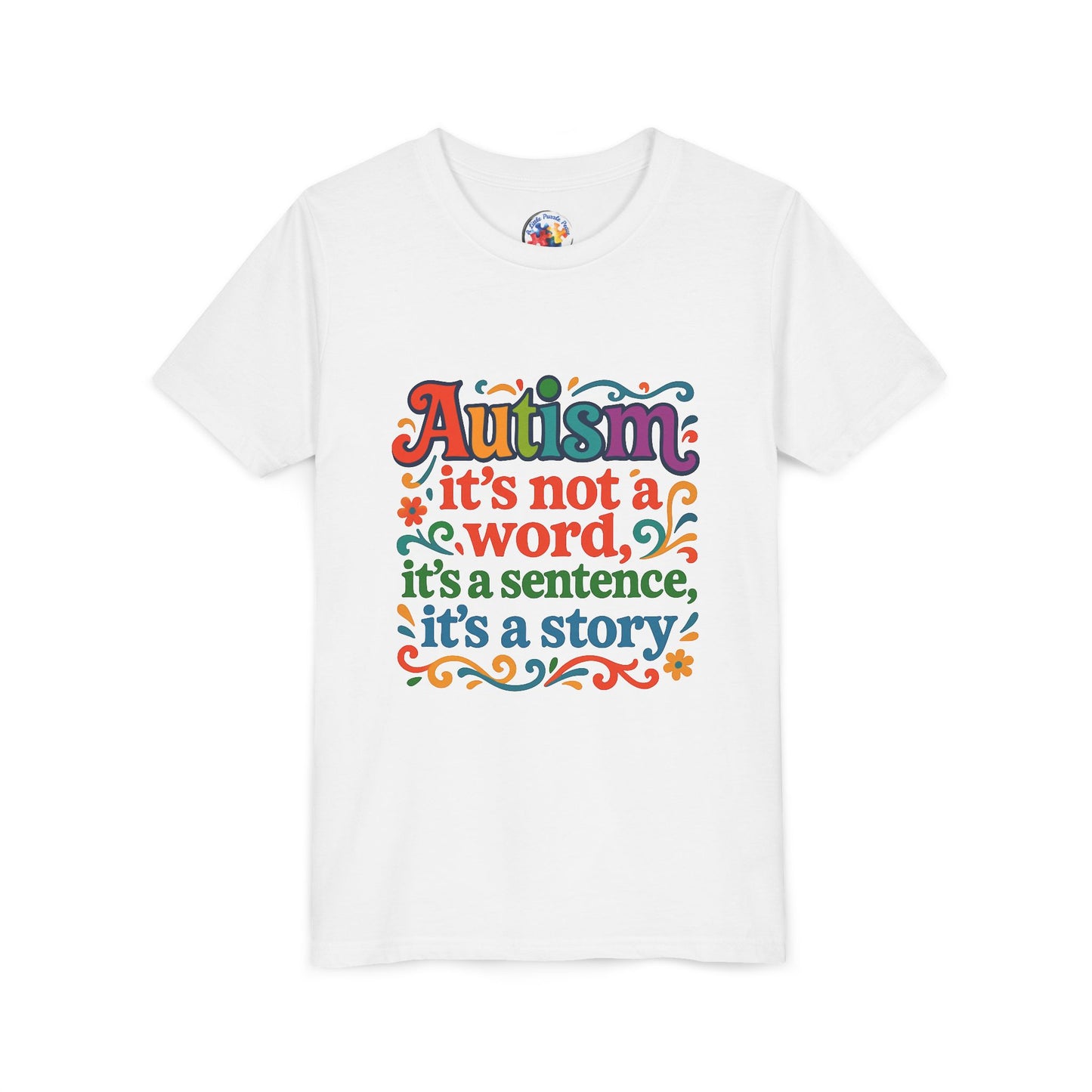 Autism Story - Neurodiversity Youth Size Bella Canvas