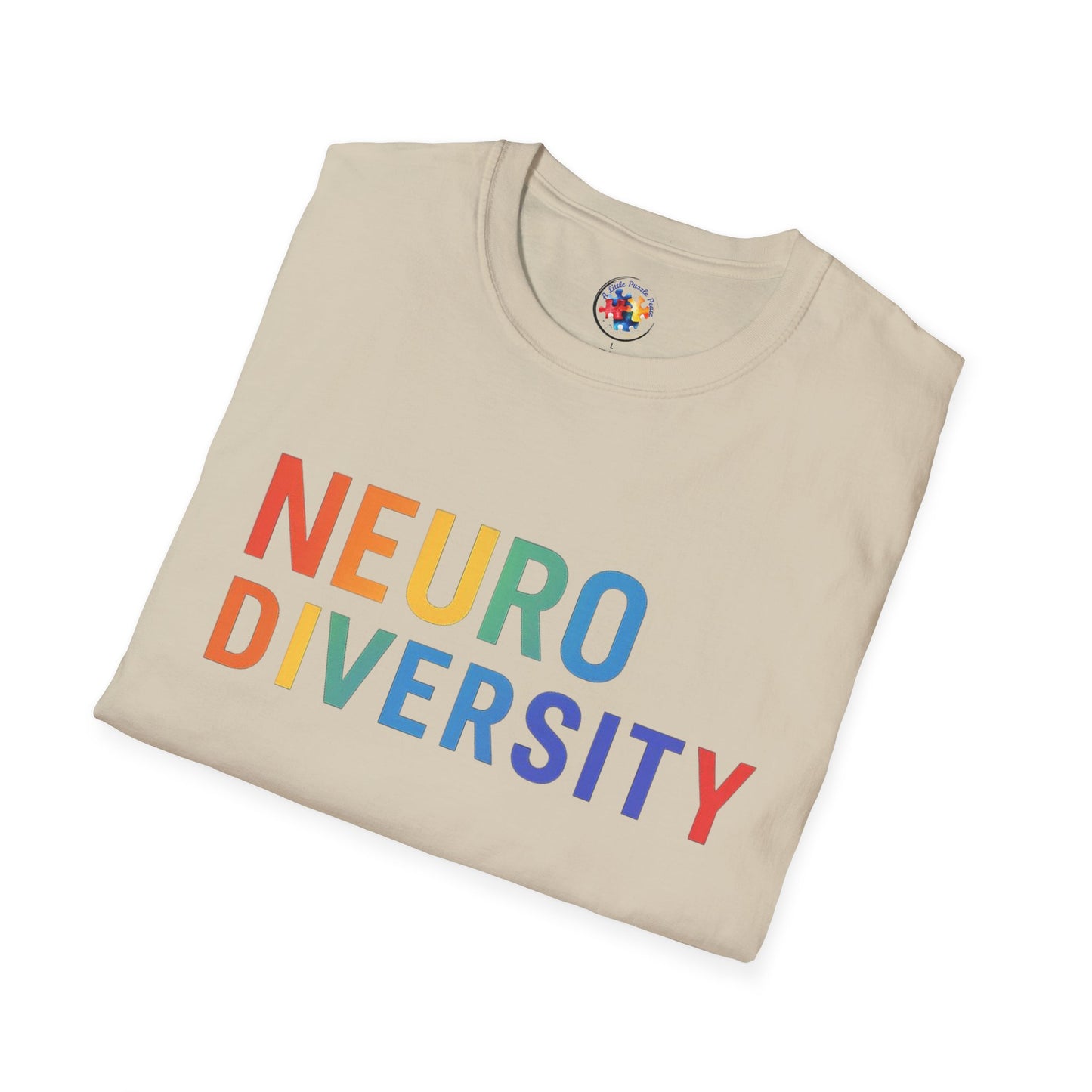 NeuroDiversity Rainbow Color Adult Size T-Shirt