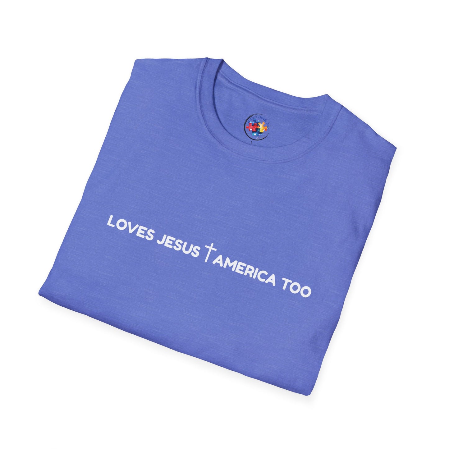 Loves Jesus- Adult Size T-Shirt