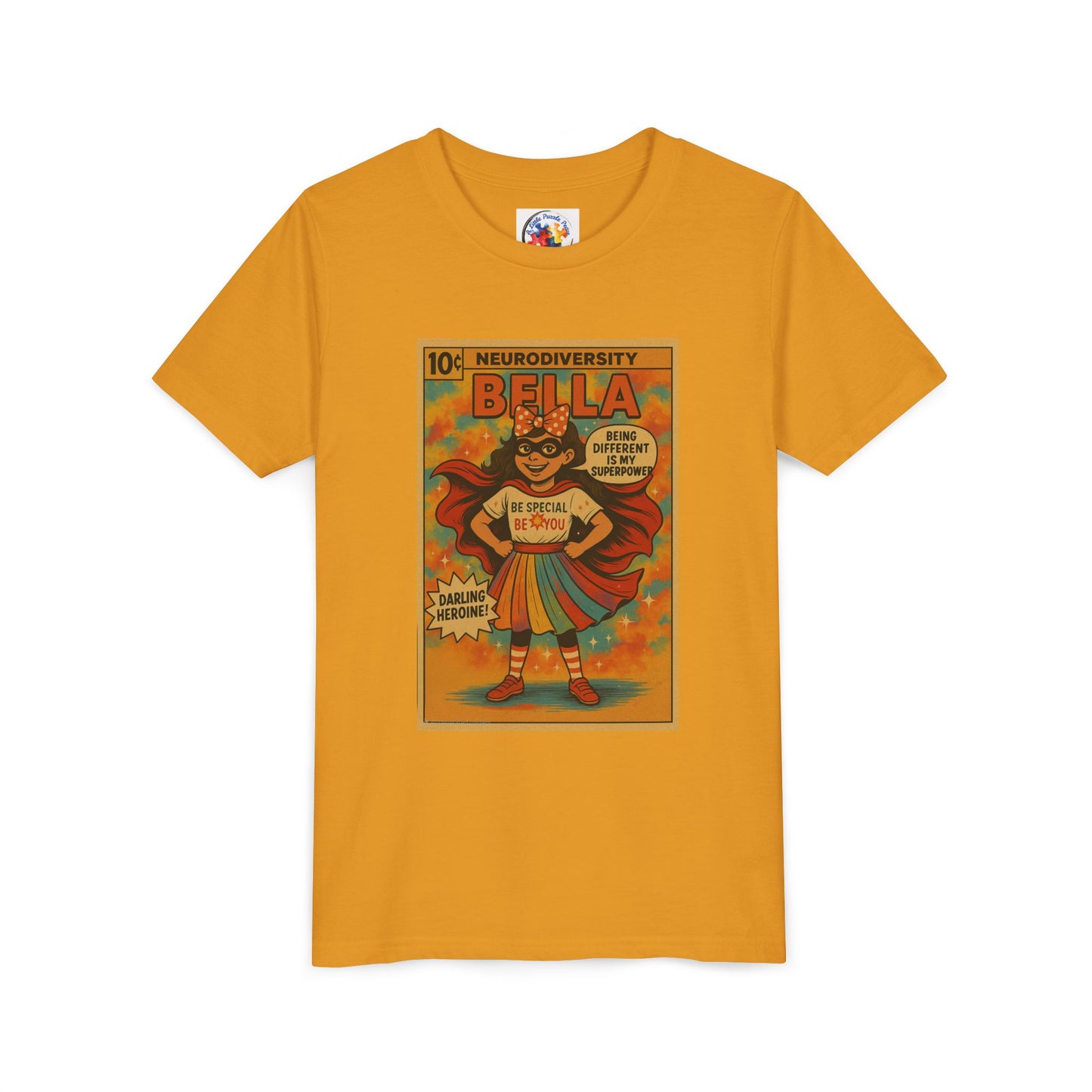 Bella Comic - Neurodiversity Youth Size Bella Canvas
