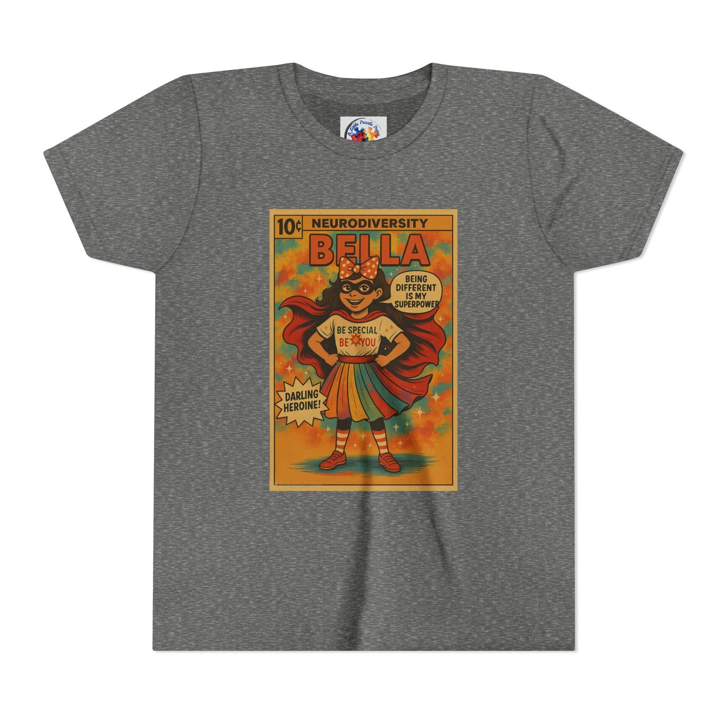 Bella Comic - Neurodiversity Youth Size Bella Canvas