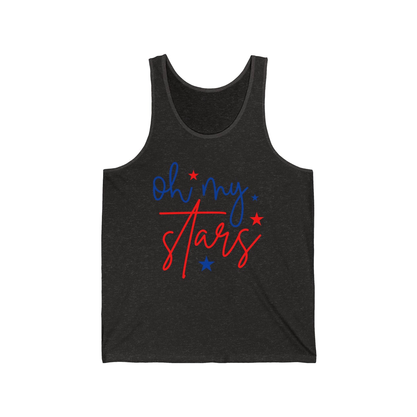 Oh My Stars - 4th of July  Bad Unisex Jersey Tank - Adult Size