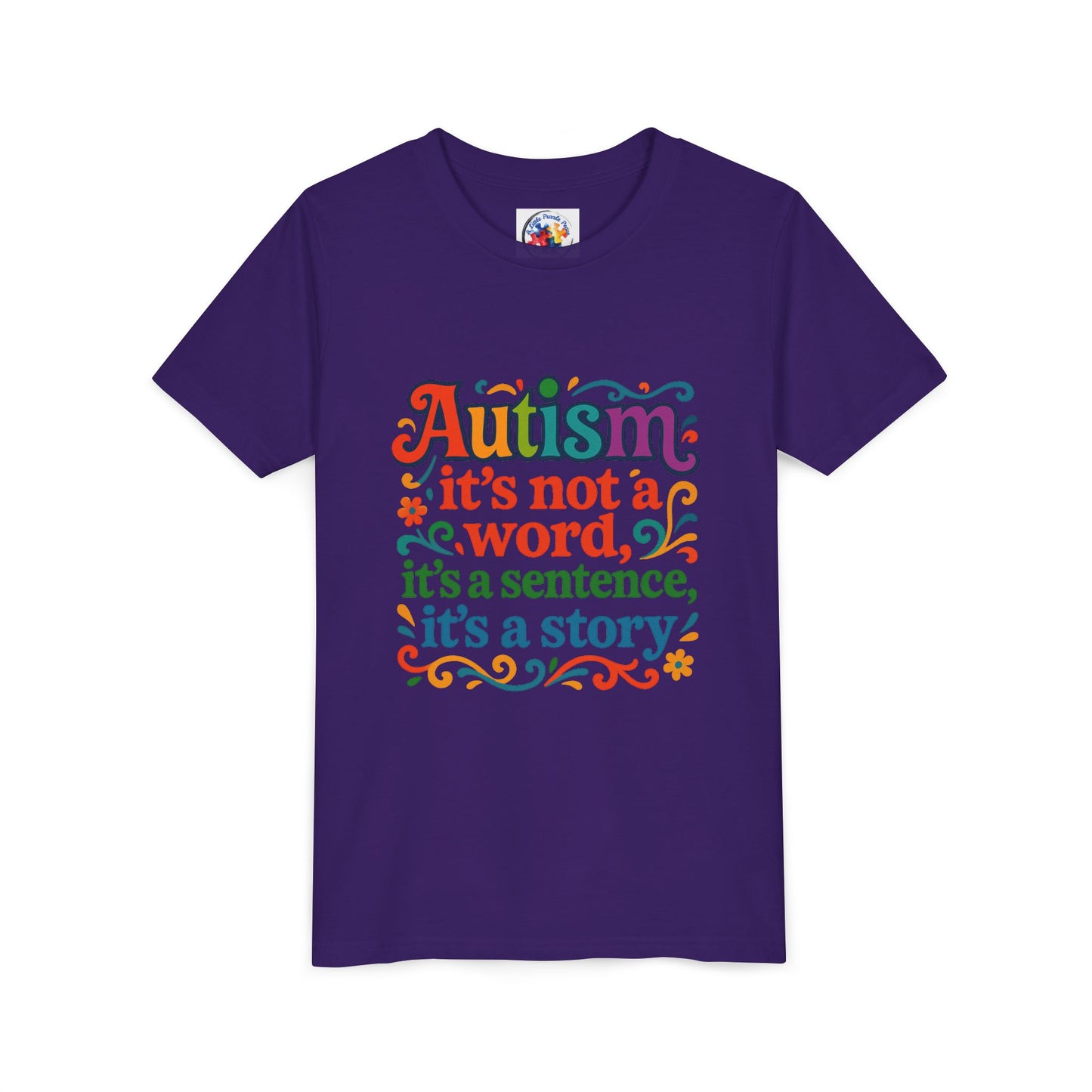 Autism Story - Neurodiversity Youth Size Bella Canvas