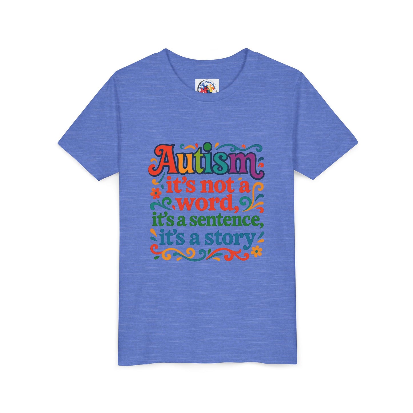 Autism Story - Neurodiversity Youth Size Bella Canvas