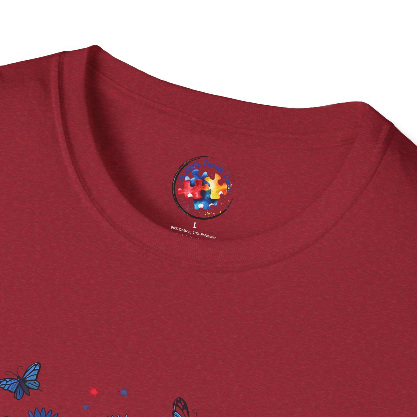 4th of July Garden- Adult Size T-Shirt