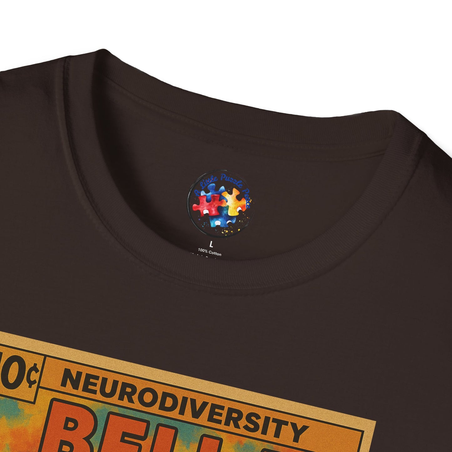 Bella Comic Superhero Neurodiversity - Adult Size T-Shirt