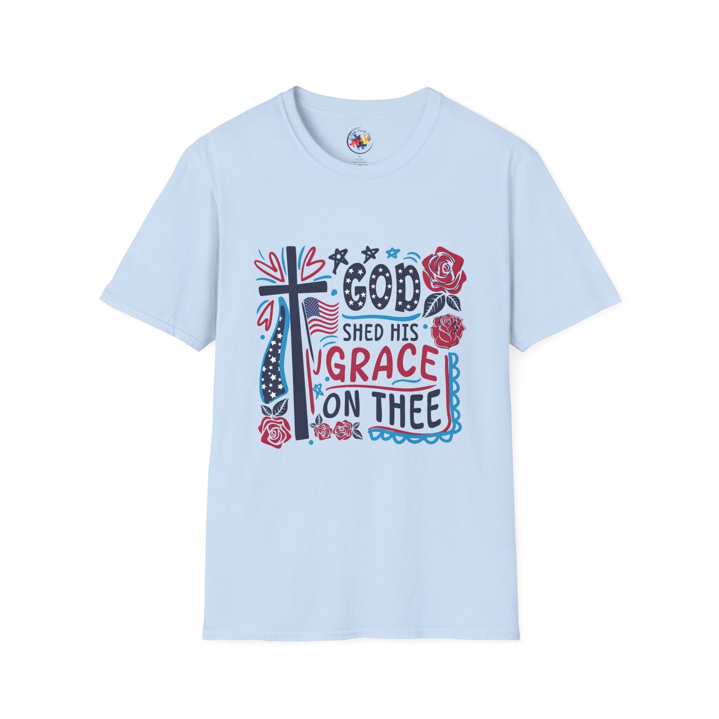 4th of July Grace- Adult Size T-Shirt