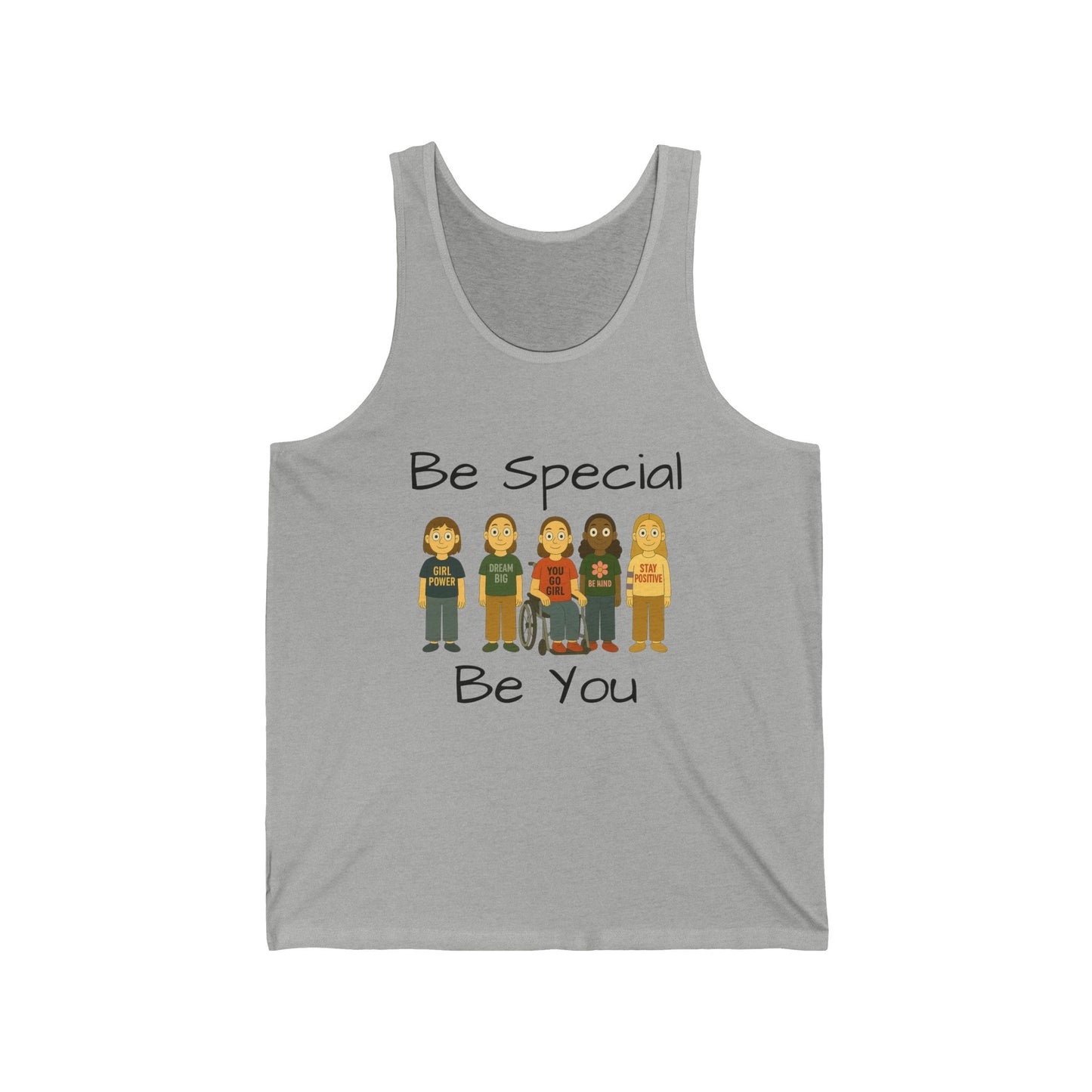 Be Special Be You Unisex Jersey Tank - Adult Size