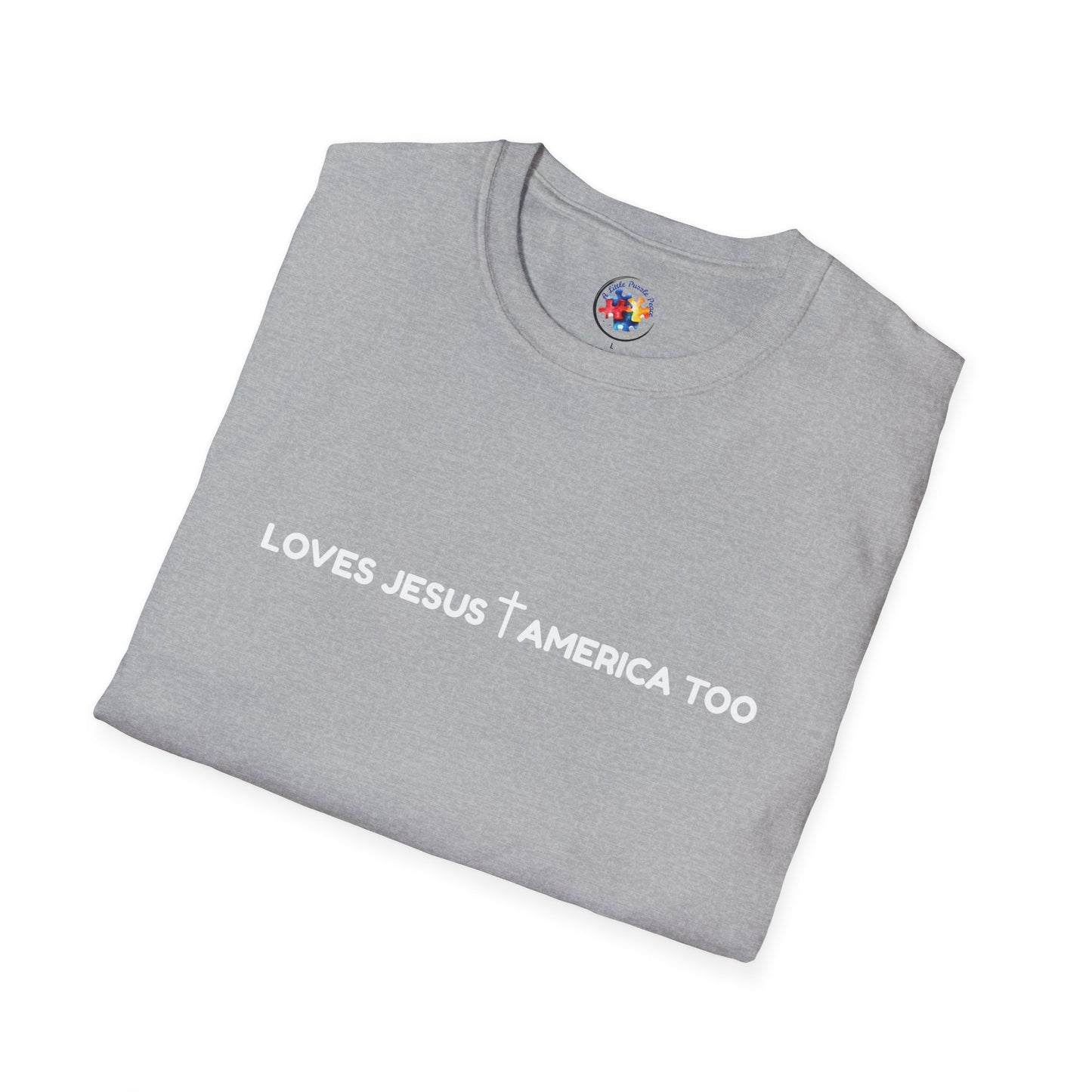 Loves Jesus- Adult Size T-Shirt