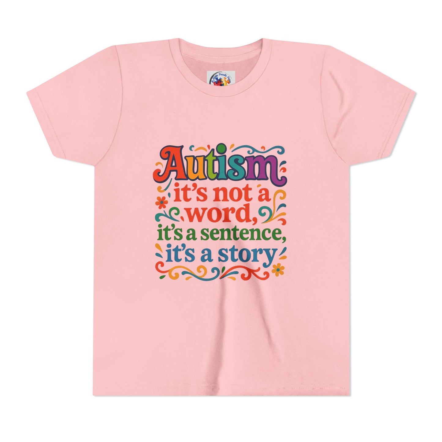 Autism Story - Neurodiversity Youth Size Bella Canvas