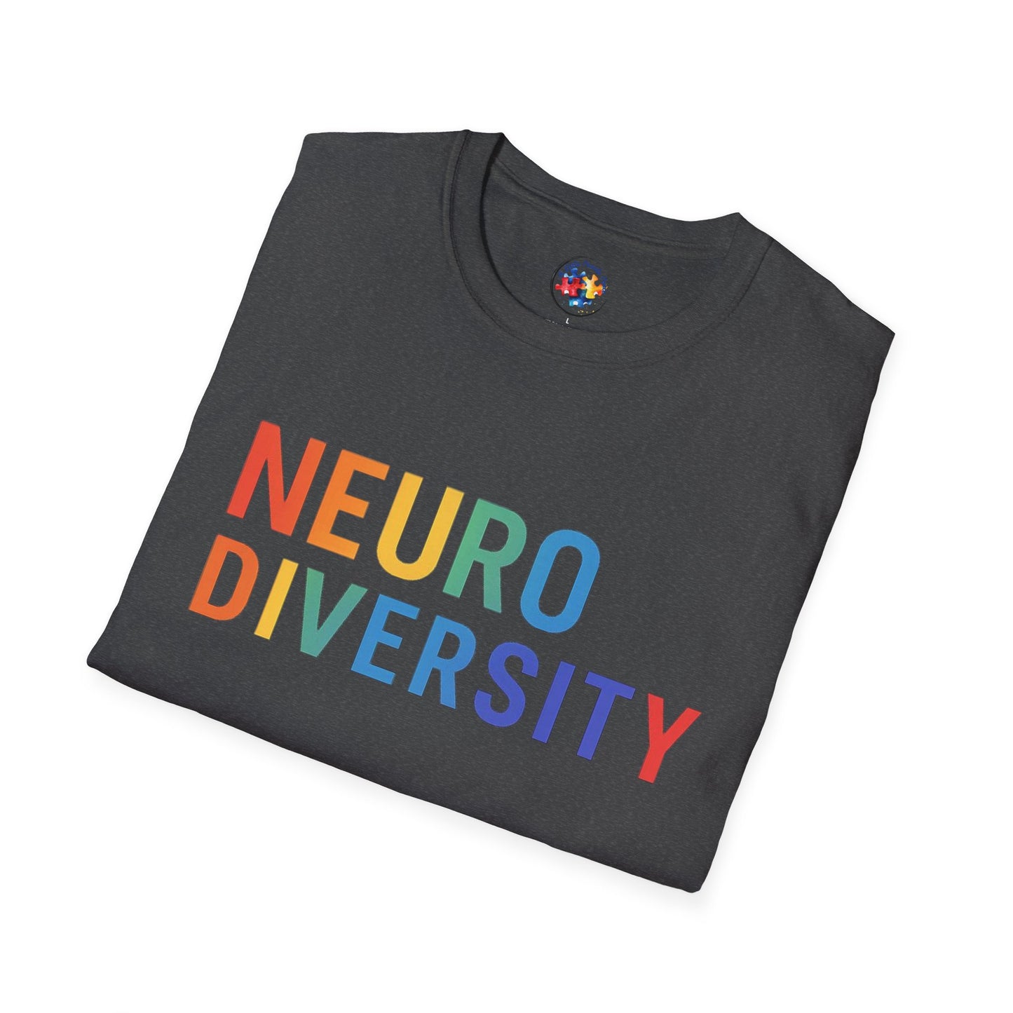 NeuroDiversity Rainbow Color Adult Size T-Shirt