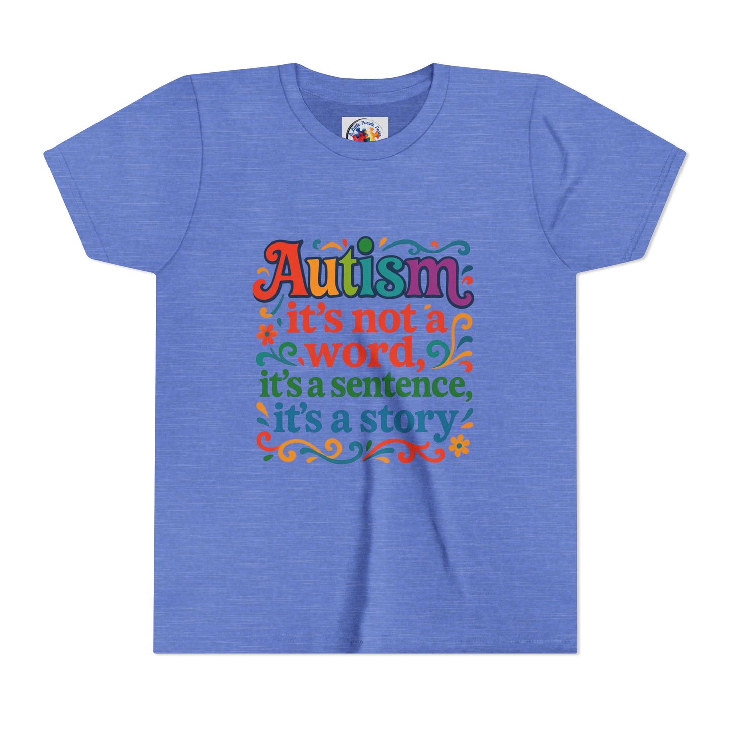 Autism Story - Neurodiversity Youth Size Bella Canvas