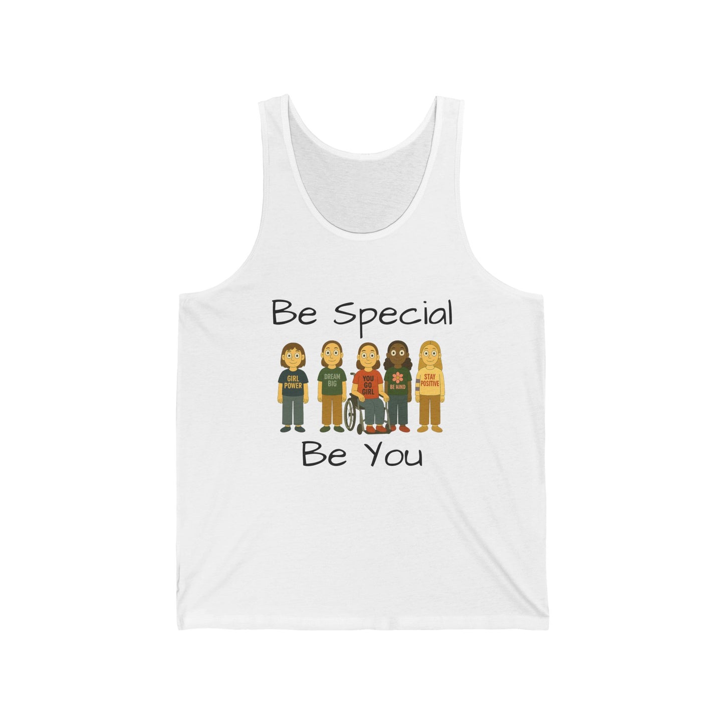 Be Special Be You Unisex Jersey Tank - Adult Size