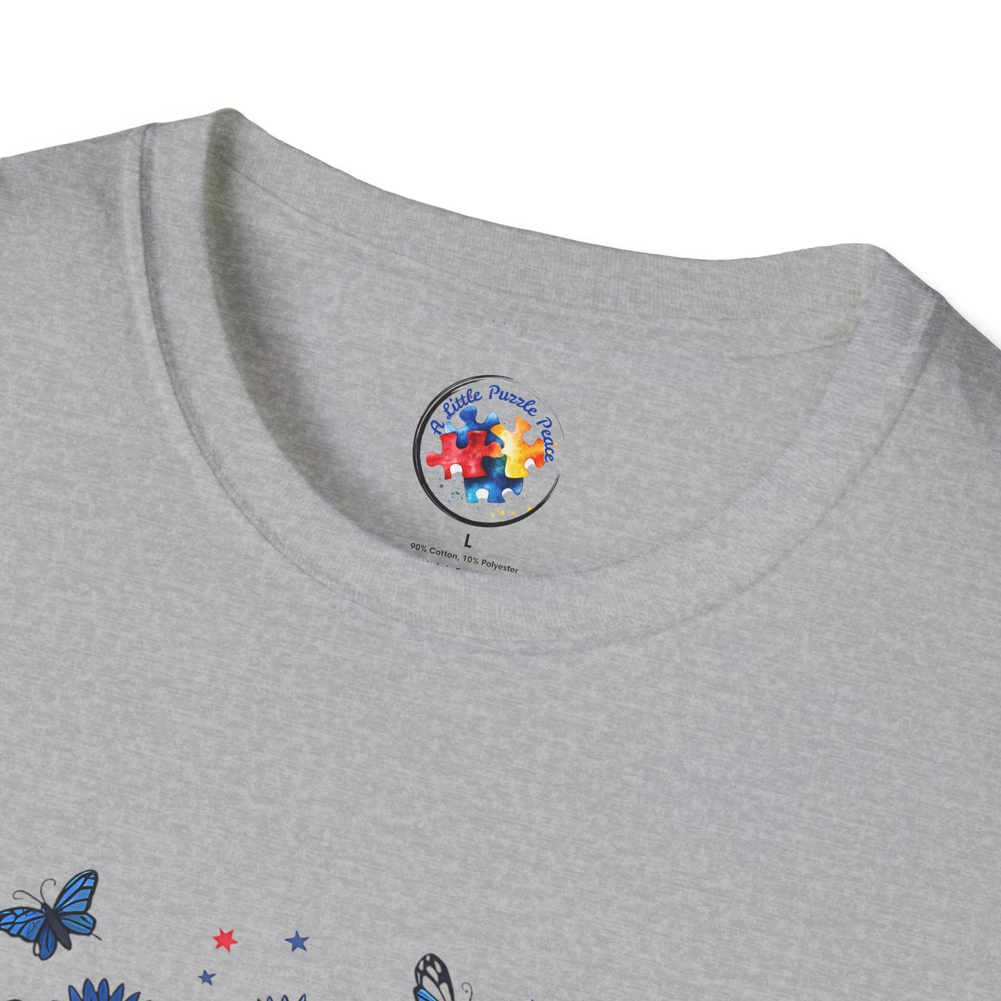 4th of July Garden- Adult Size T-Shirt