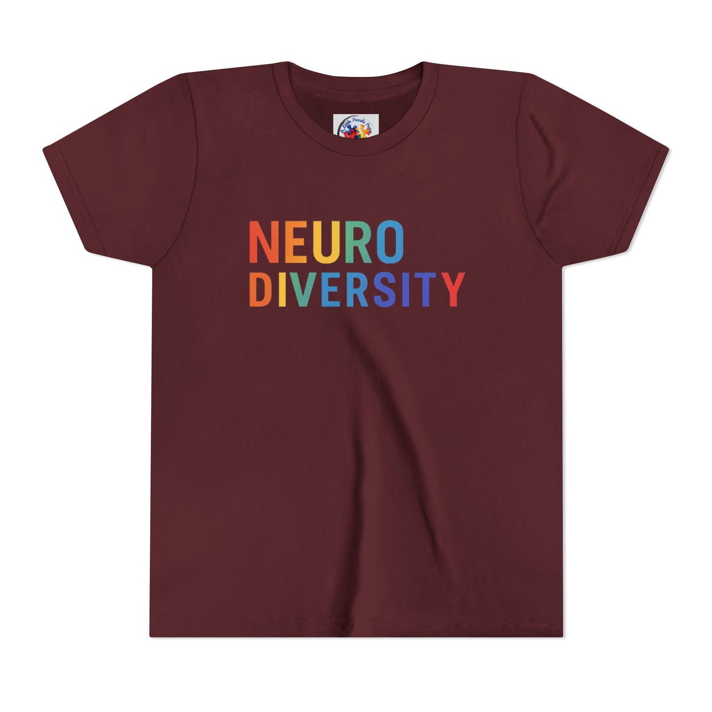 Neurodiversity Youth Tee, Bella Canvas T-Shirt
