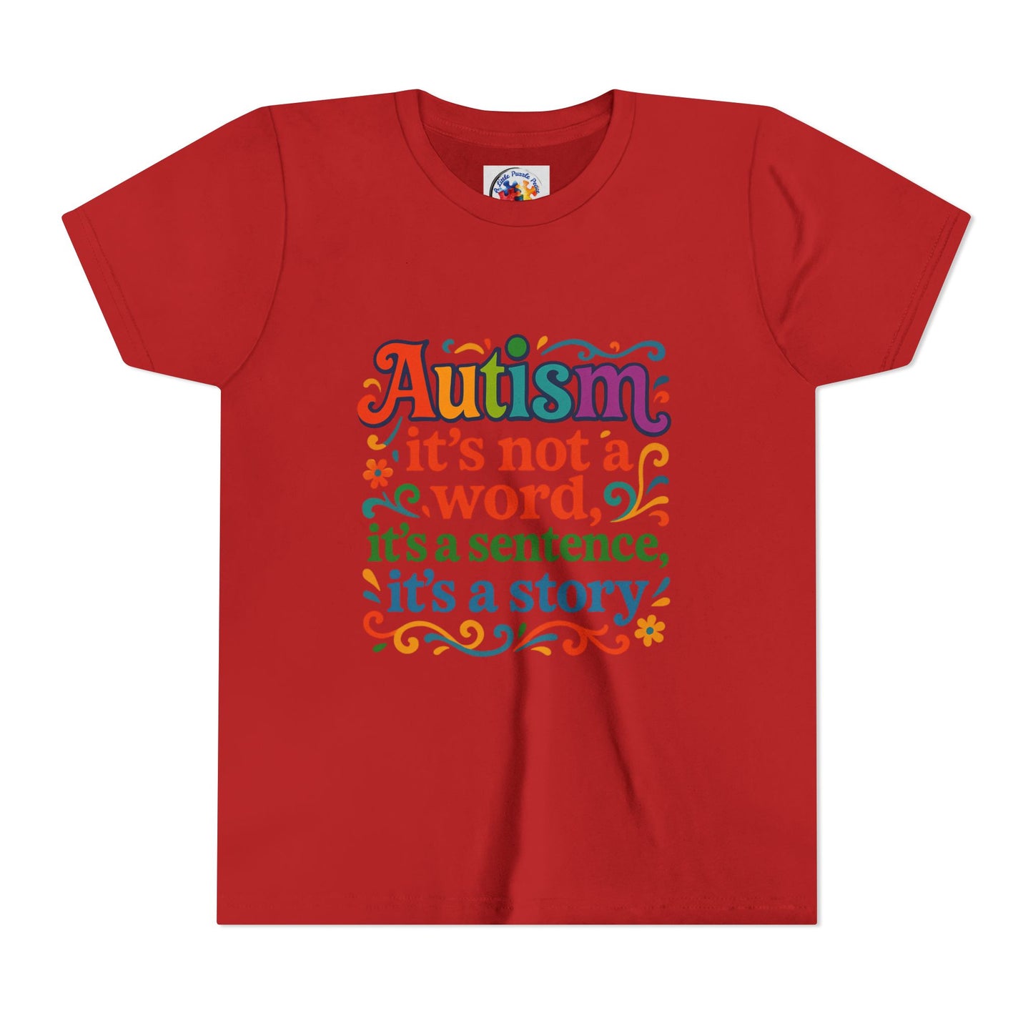 Autism Story - Neurodiversity Youth Size Bella Canvas