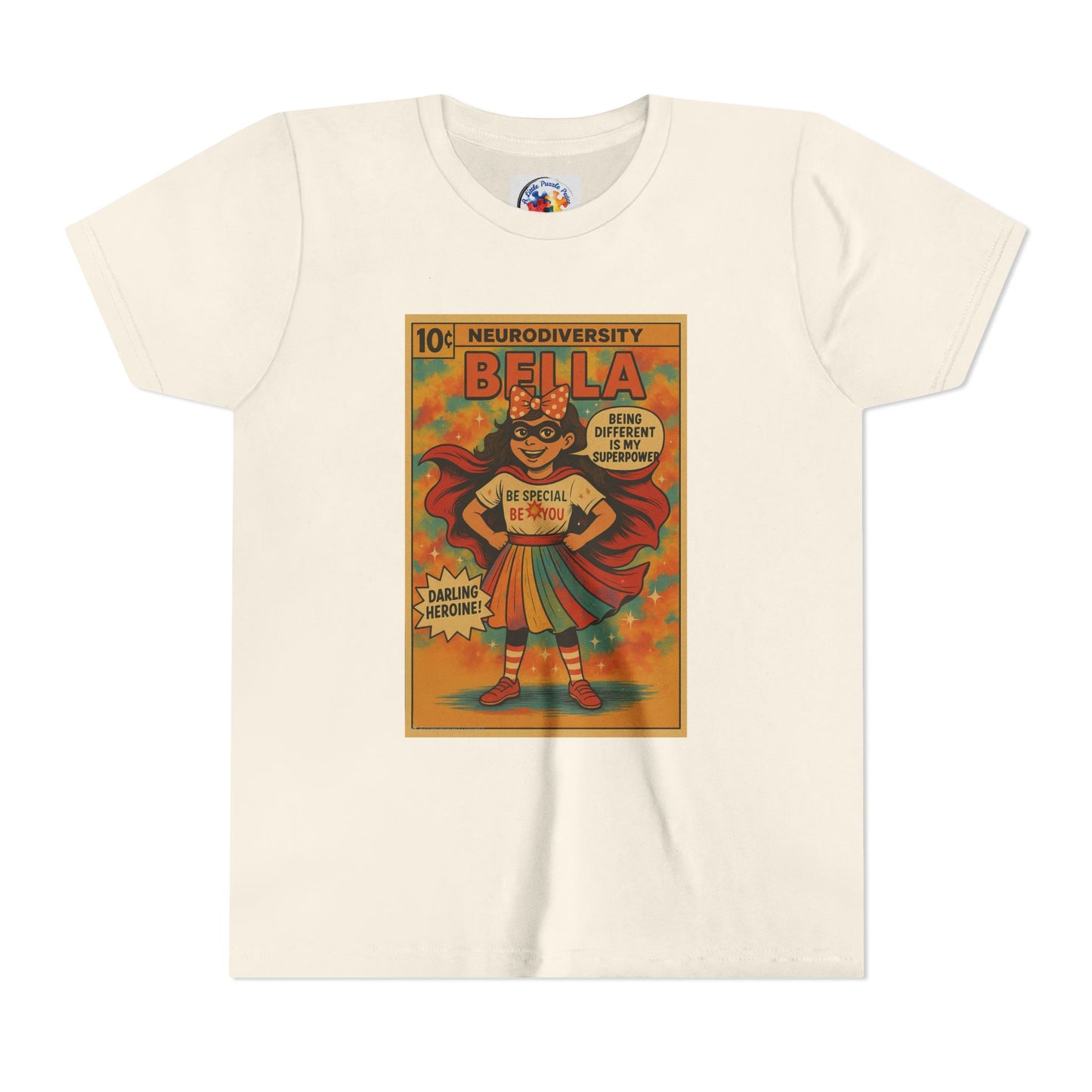 Bella Comic - Neurodiversity Youth Size Bella Canvas