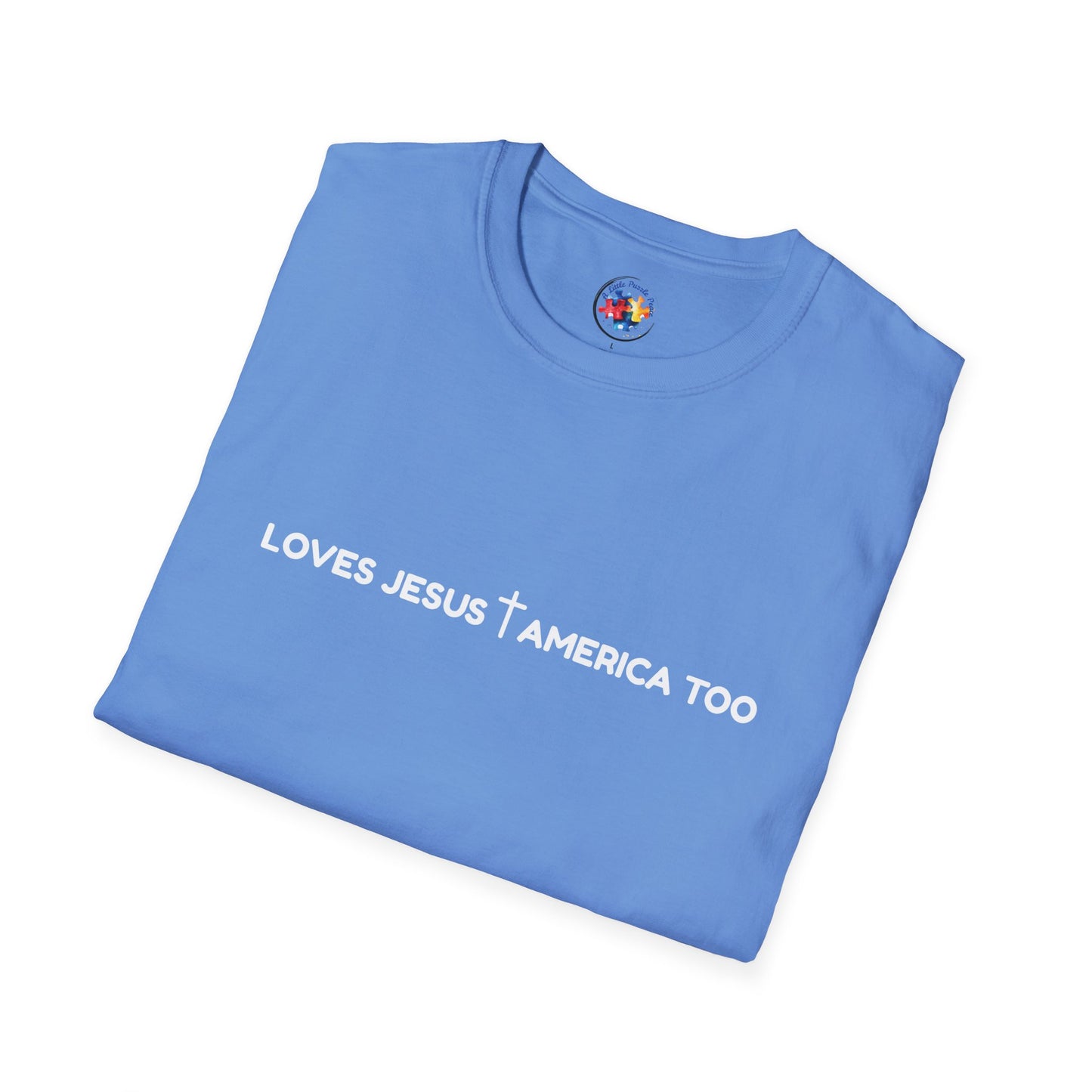 Loves Jesus- Adult Size T-Shirt
