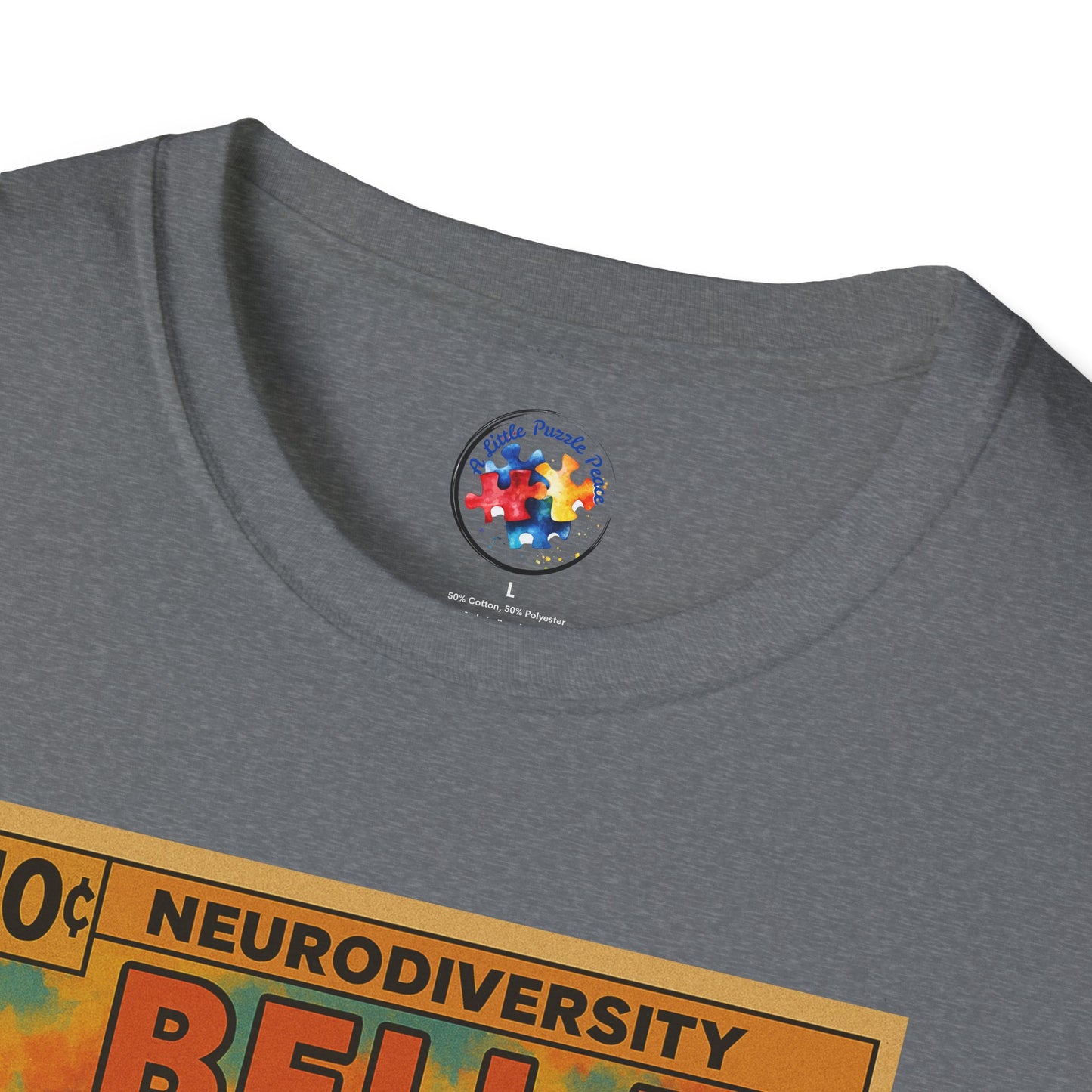 Bella Comic Superhero Neurodiversity - Adult Size T-Shirt