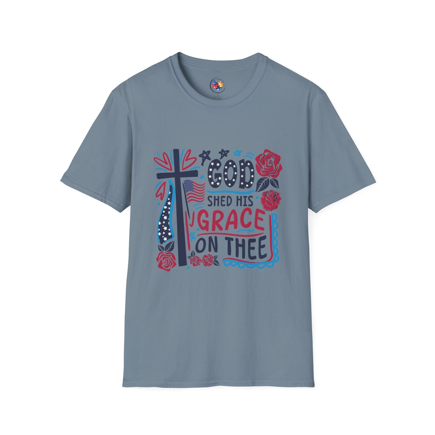 4th of July Grace- Adult Size T-Shirt
